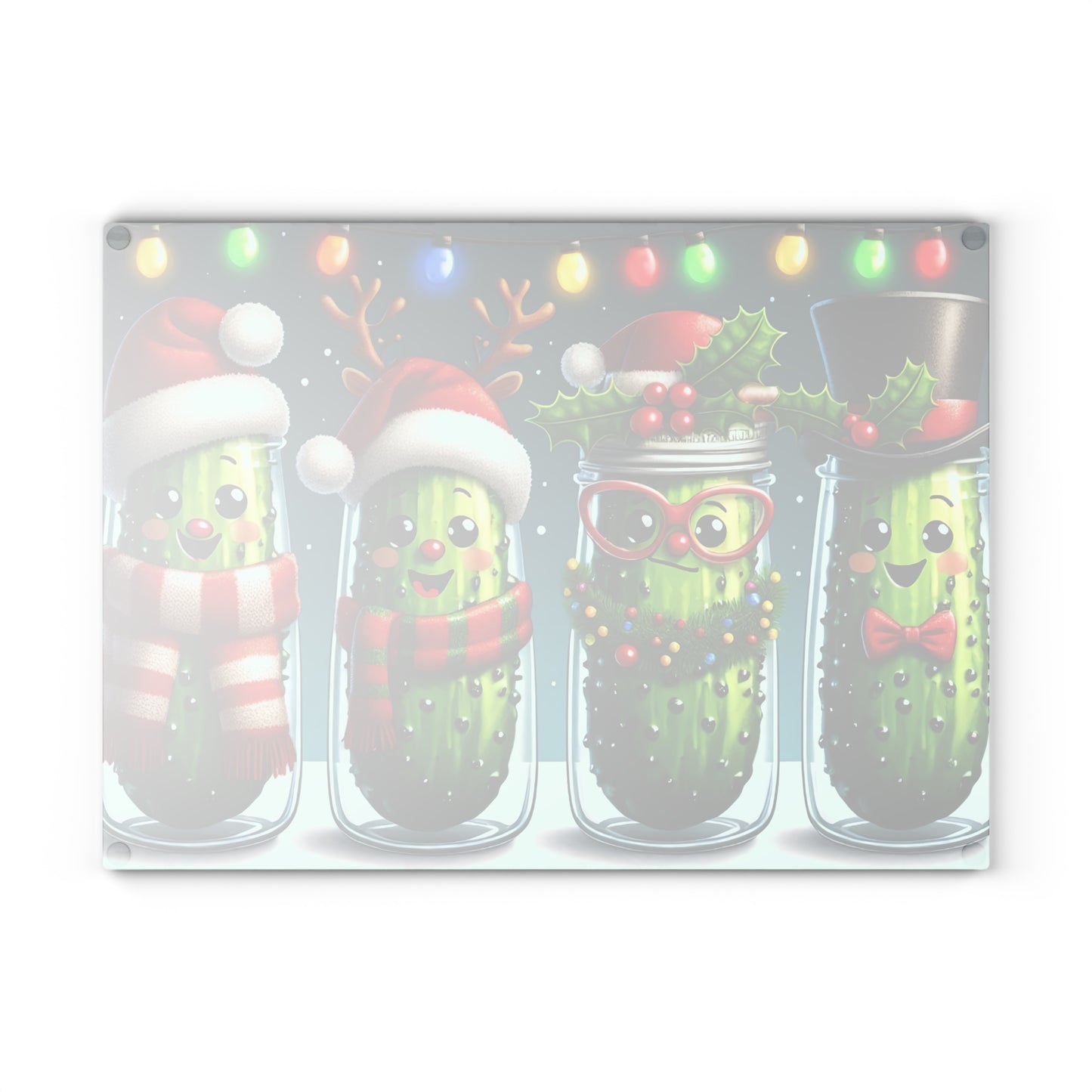 🥒🎄 Christmas Pickles Cutting Board – Holiday Cheer with a Crunchy Twist ✨🍴