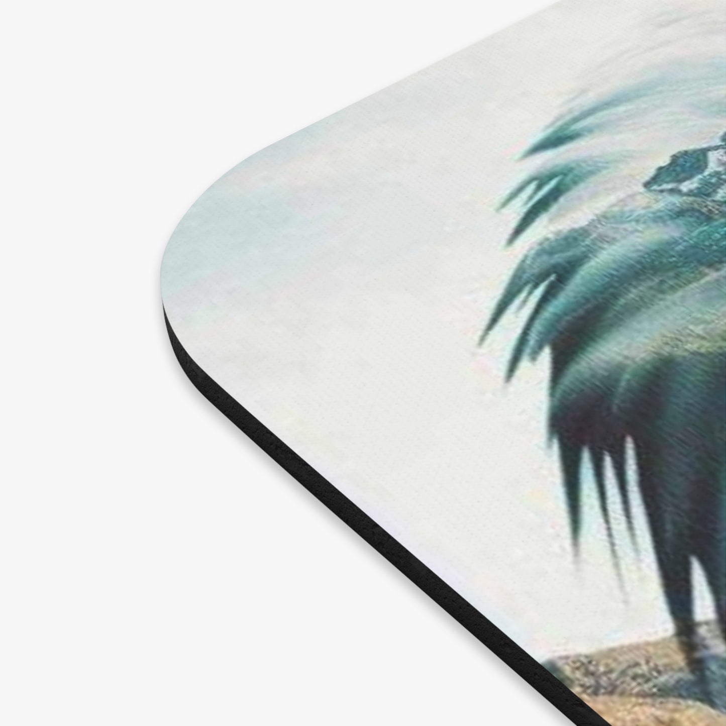 🖱️🦅 Bald Eagle Mountain Lake Mouse Pad – Nature & Freedom Desk Art