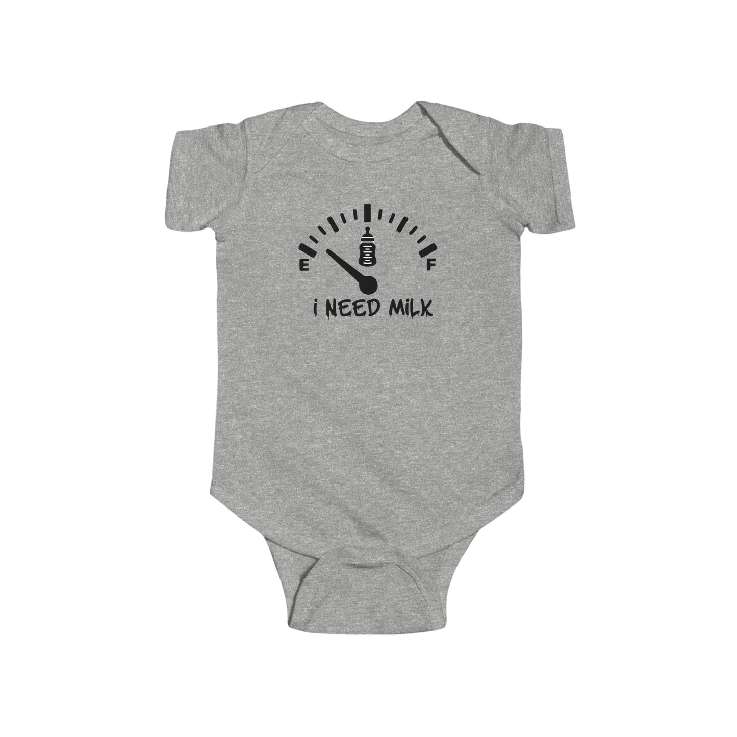 🍼 I Need Milk Baby Onesie – Funny Bodysuit for Hungry Little Ones 👶✨