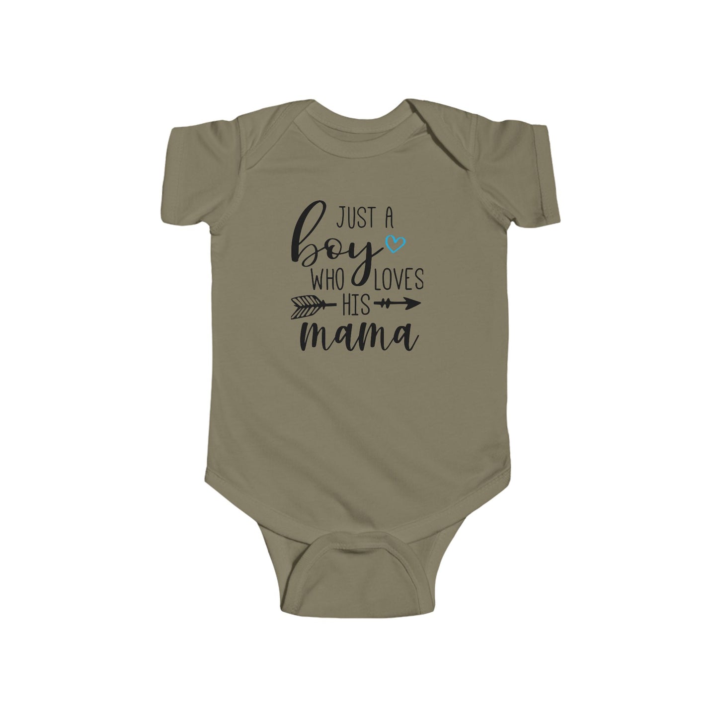Just a Boy Who Loves His Mama Infant Bodysuit | Organic Option Available