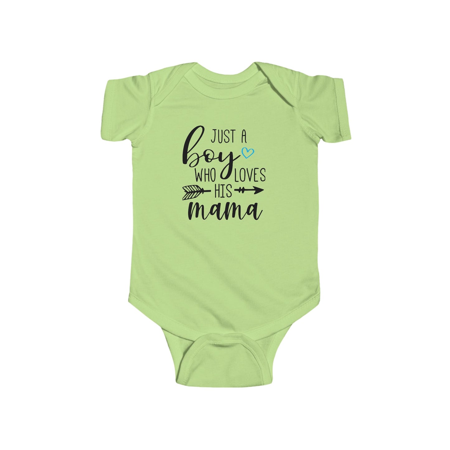 Just a Boy Who Loves His Mama Infant Bodysuit | Organic Option Available