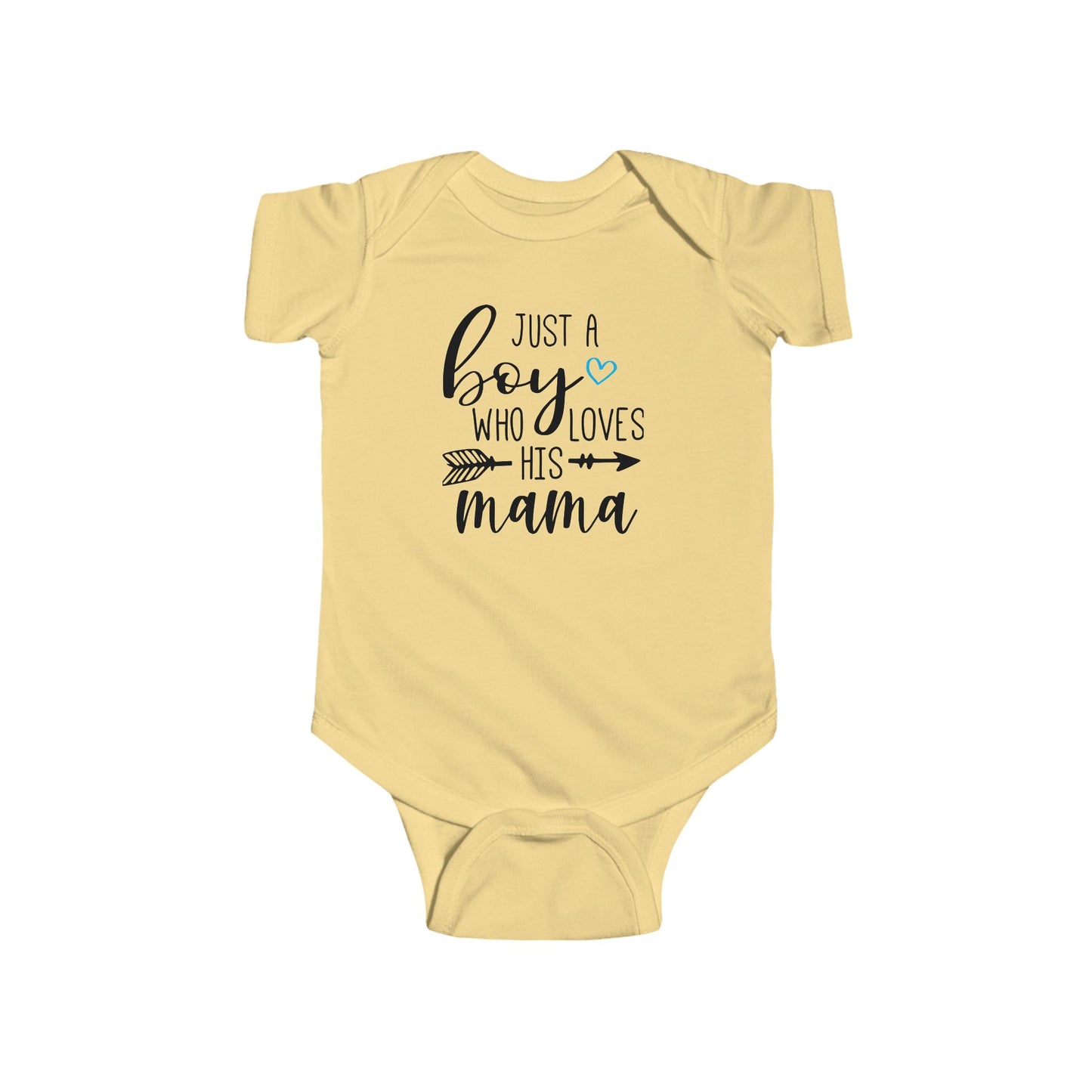 Just a Boy Who Loves His Mama Infant Bodysuit | Organic Option Available