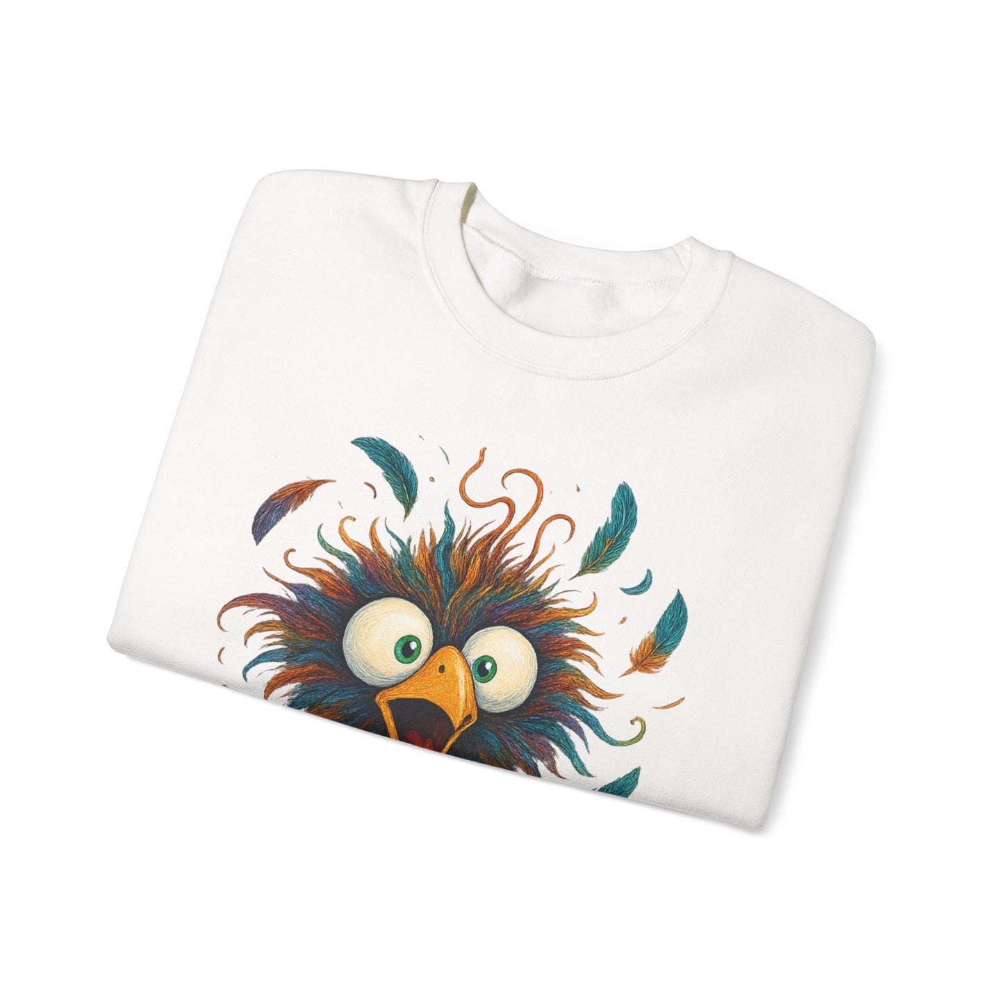 🍂🪽 F.CAW.F Funny Bird Sweatshirt – Quirky Fowl Humor for Everyday Laughs