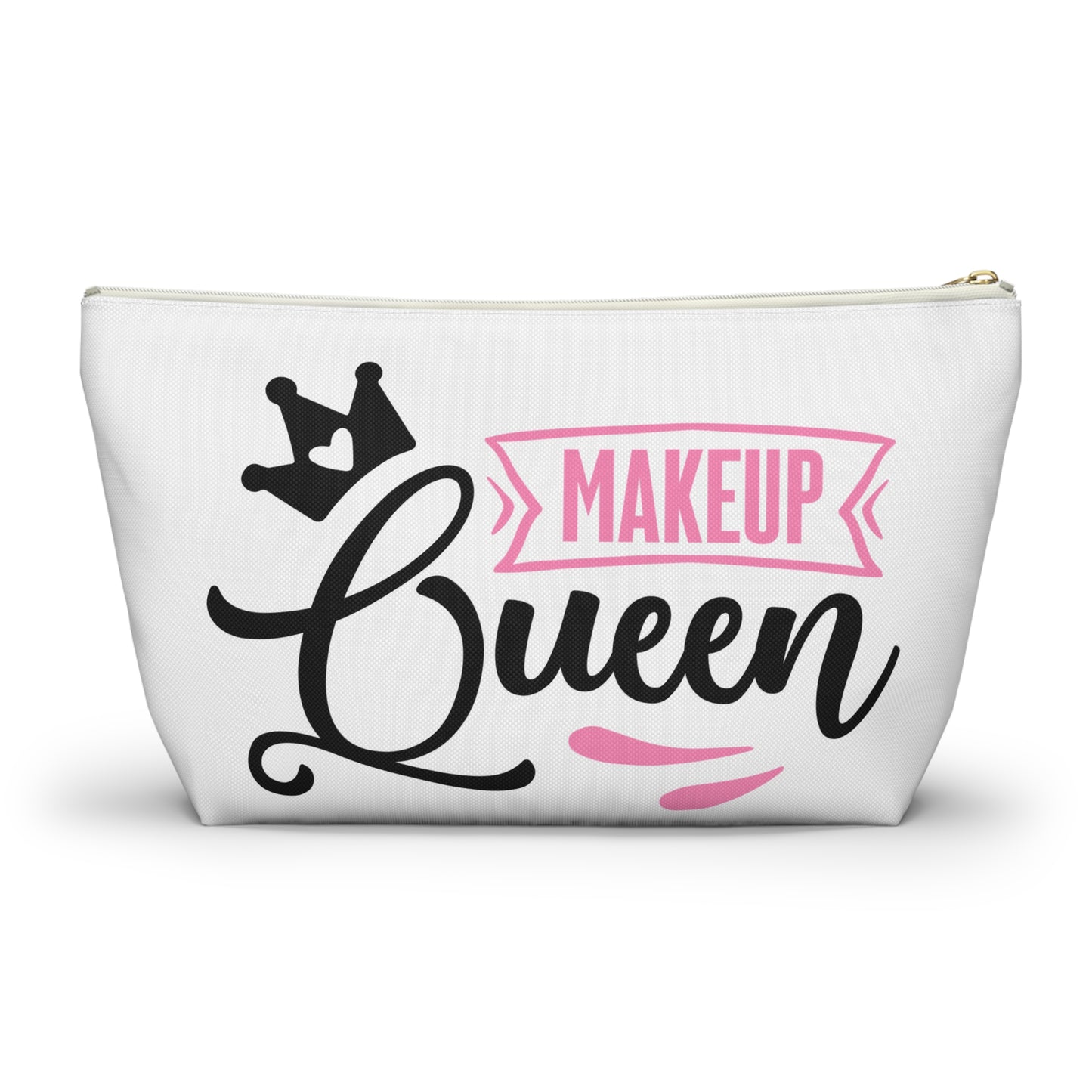 Accessory Pouch – "Makeup Queen" Pink Makeup Bag