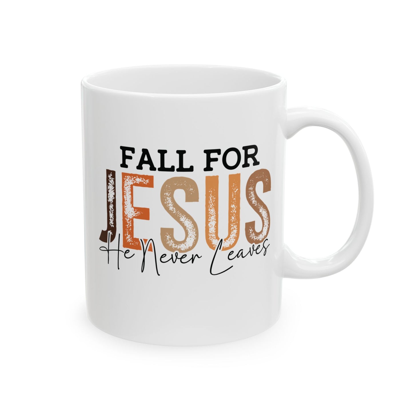 🍂✝️ Fall for Jesus Mug – Faith & Autumn Coffee Cup ☕🍁