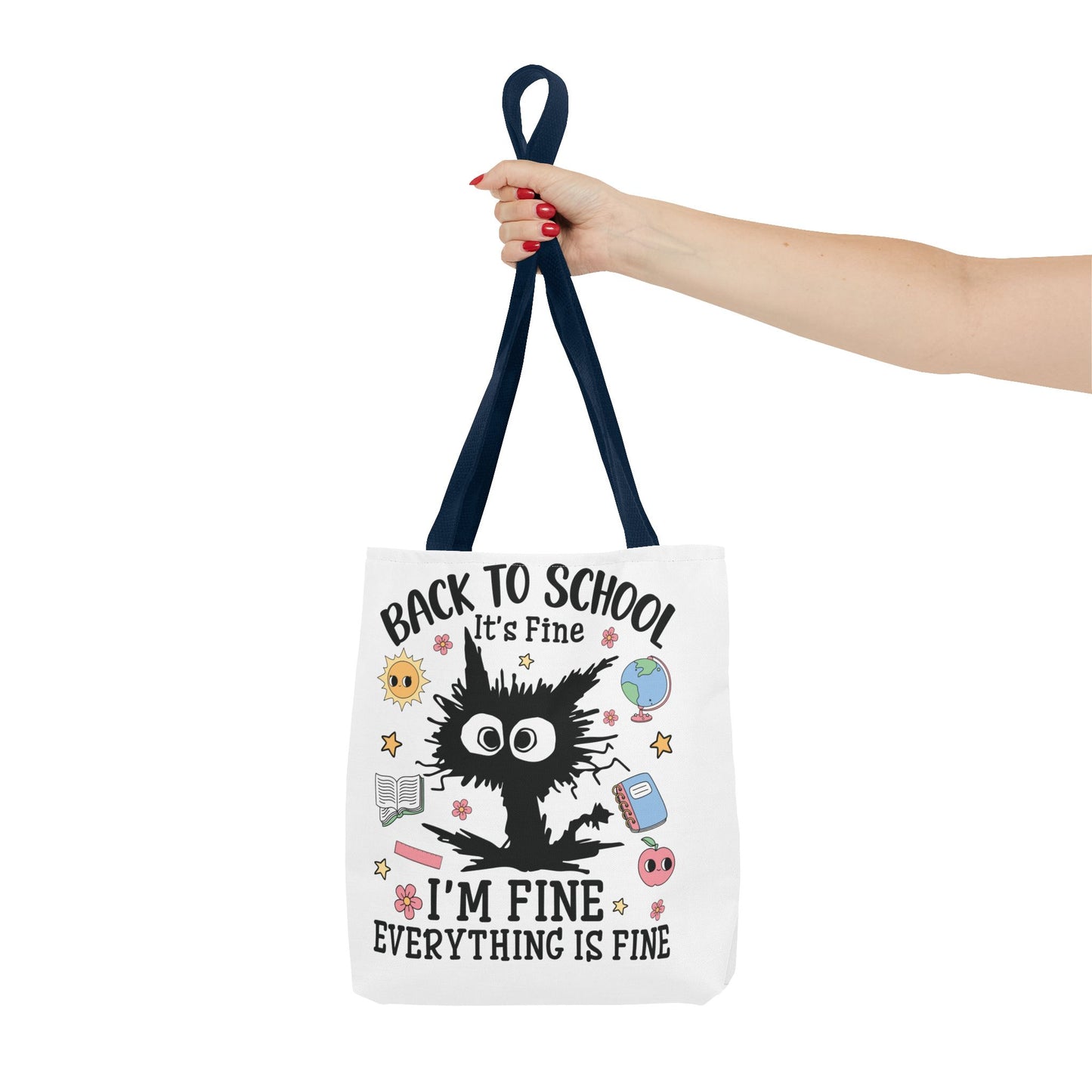 👀 I See Smart People Tote – Kawaii School Vibes with a Clever Twist 🍎