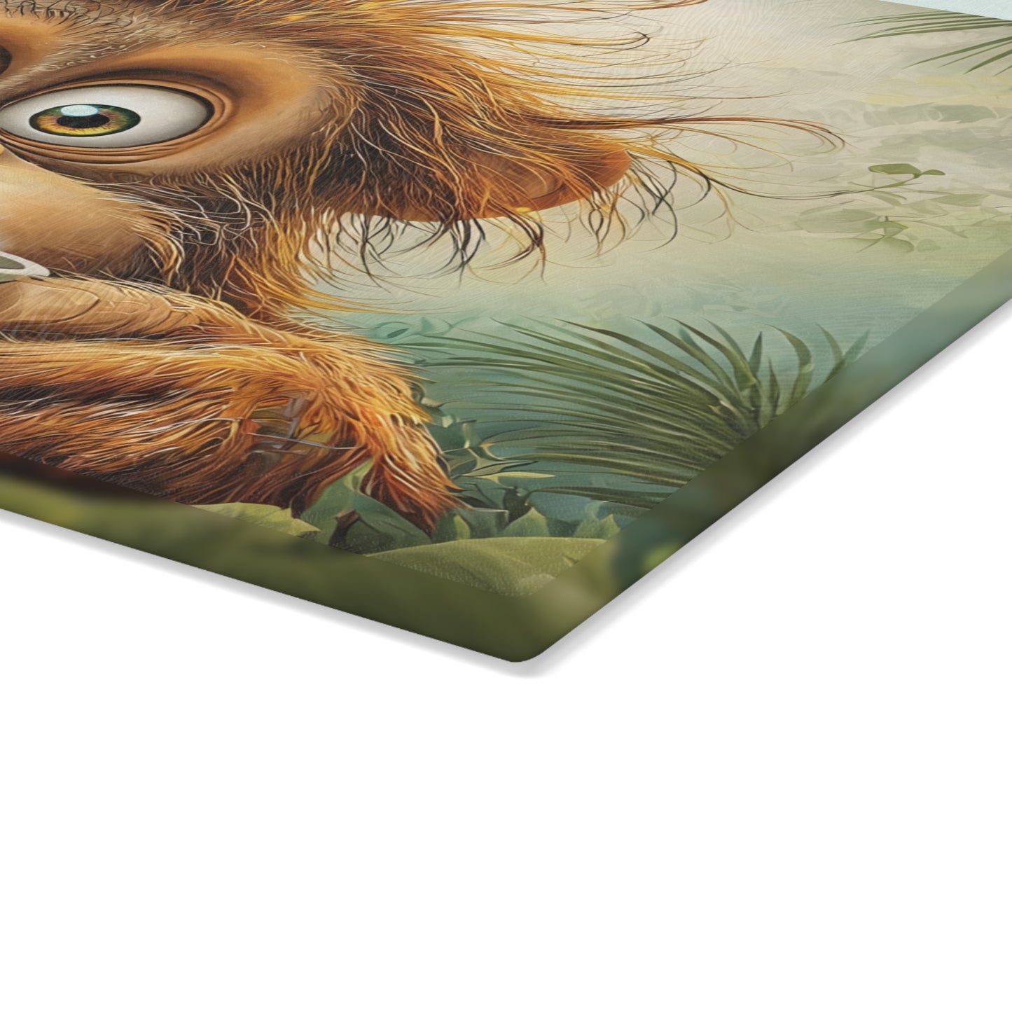 Adulting Is Hard Monkey Glass Cutting Board – Funny Kitchen Art