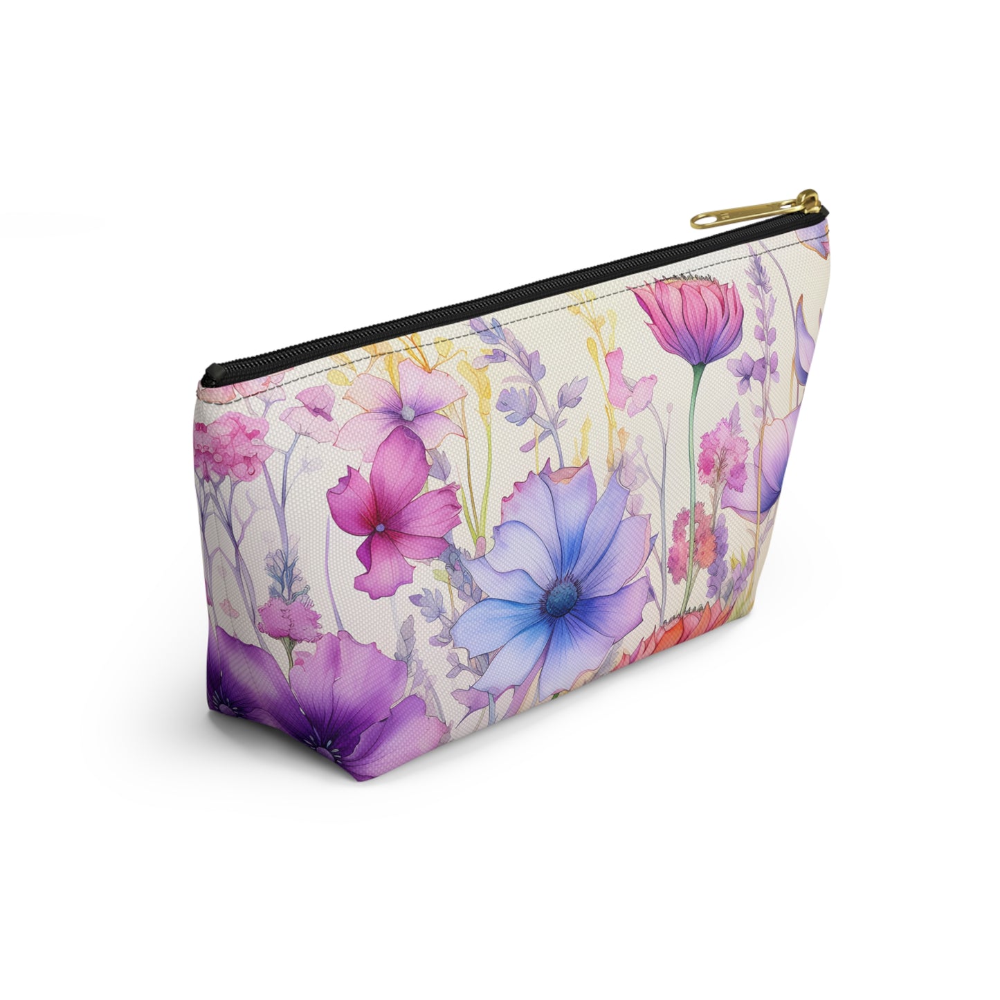 Accessory Pouch – Floral Garden Makeup Bag