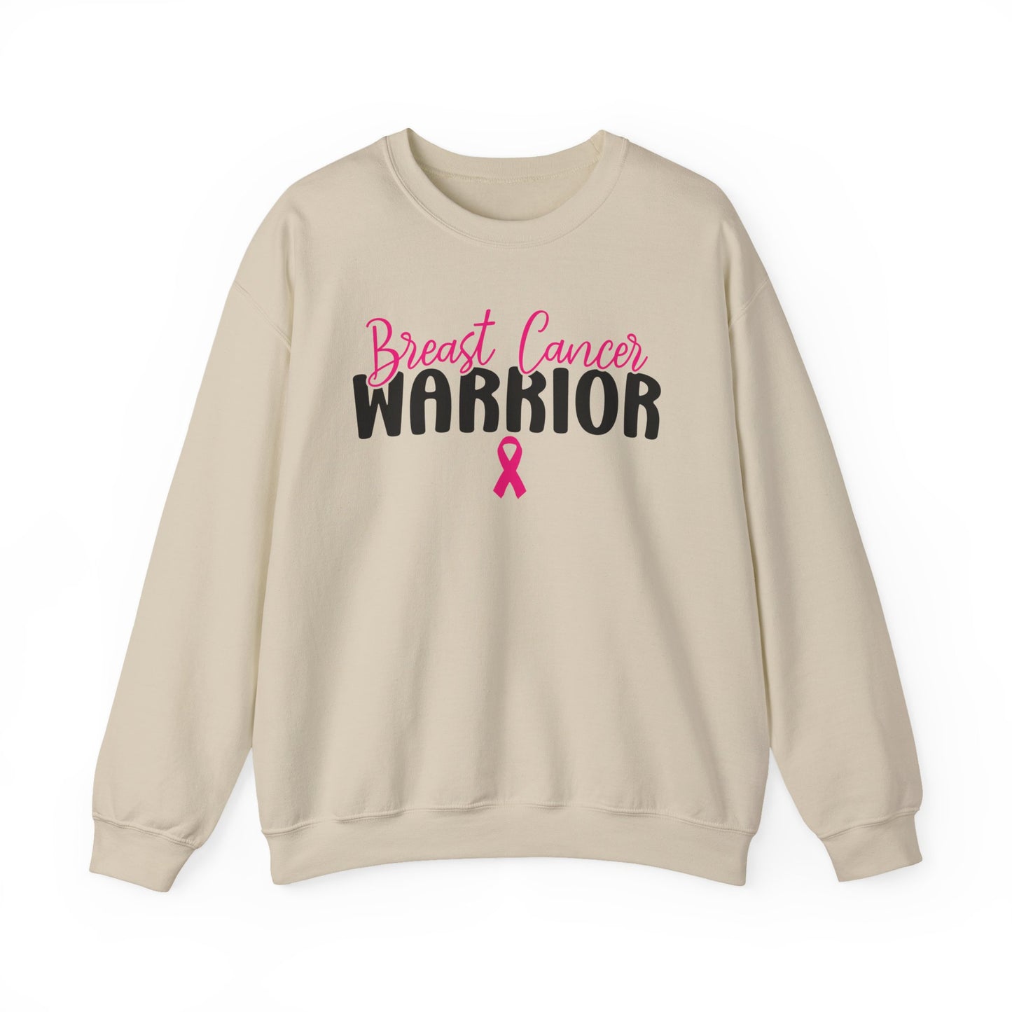 🎀💪 Breast Cancer Warrior Sweatshirt – Survivor Strength & Awareness Crewneck