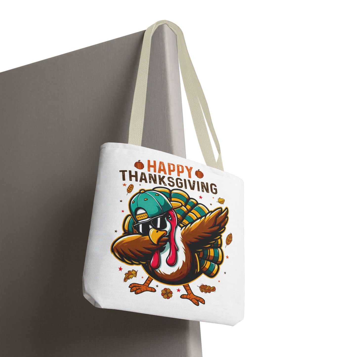 🦃 Dabbing Turkey Tote Bag – Thanksgiving Swagger with Holiday Humor