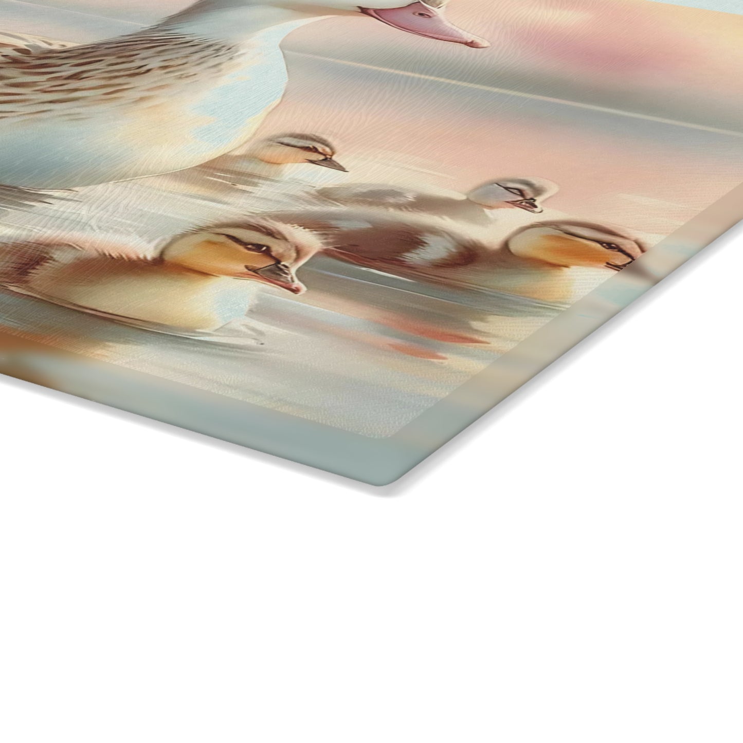 Tabla de cortar de vidrio con forma de pato, regalo de cocina único, tabla de charcutería, regalo para chef, regalo de aniversario, regalo de boda, utensilios de cocina, personalizado
