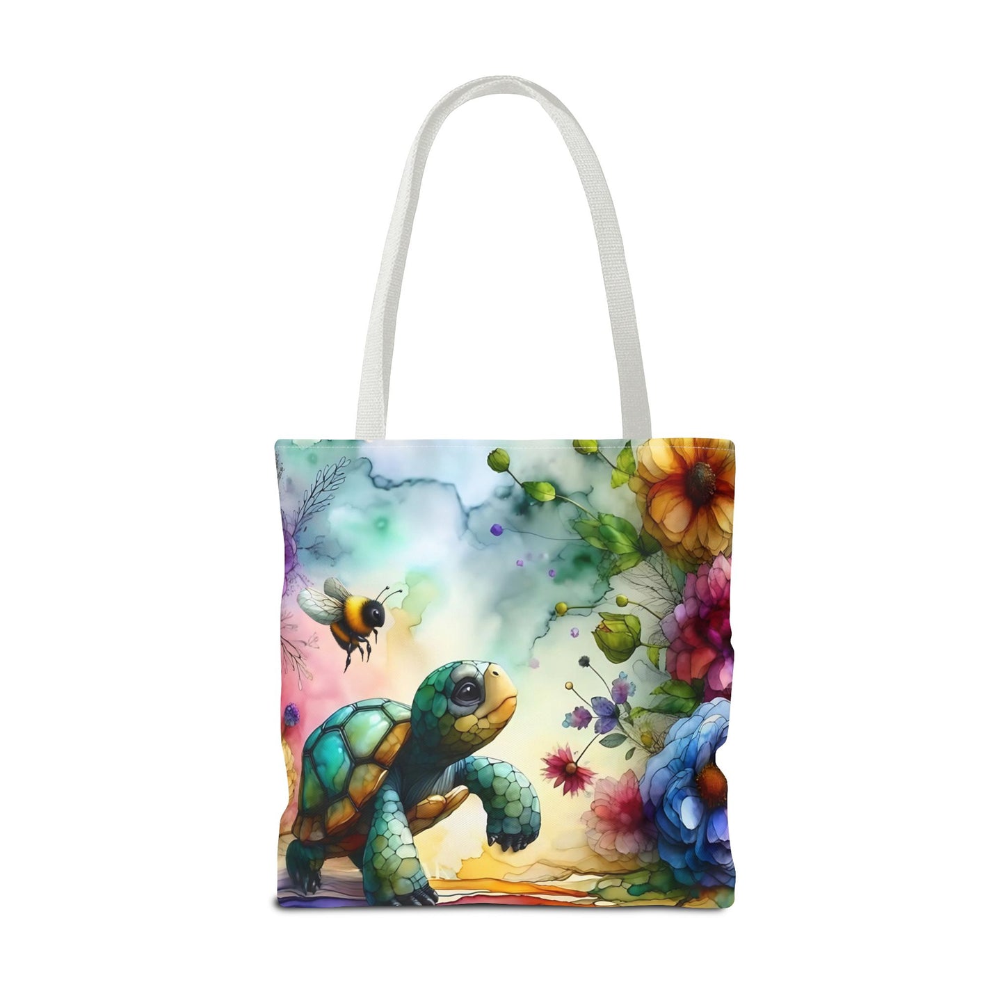 Bolsa de mano - Diseño de tortugas coloridas