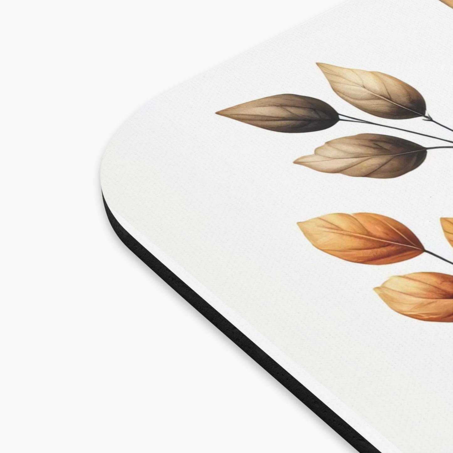 🖱️🐄🧡 Leopard Bow Cow Mouse Pad – Sunflowers, Autumn Leaves & Buffalo Plaid