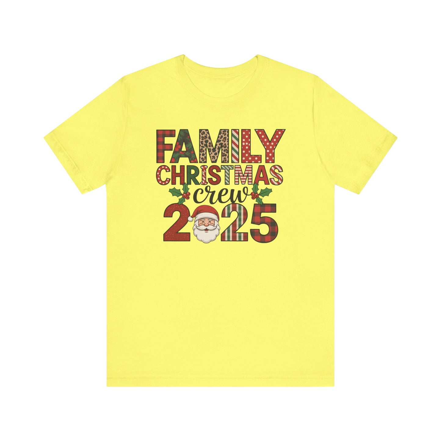 🎅 Family Christmas Crew 2025 T-Shirt – Matching Holiday Santa Tee 🌲✨