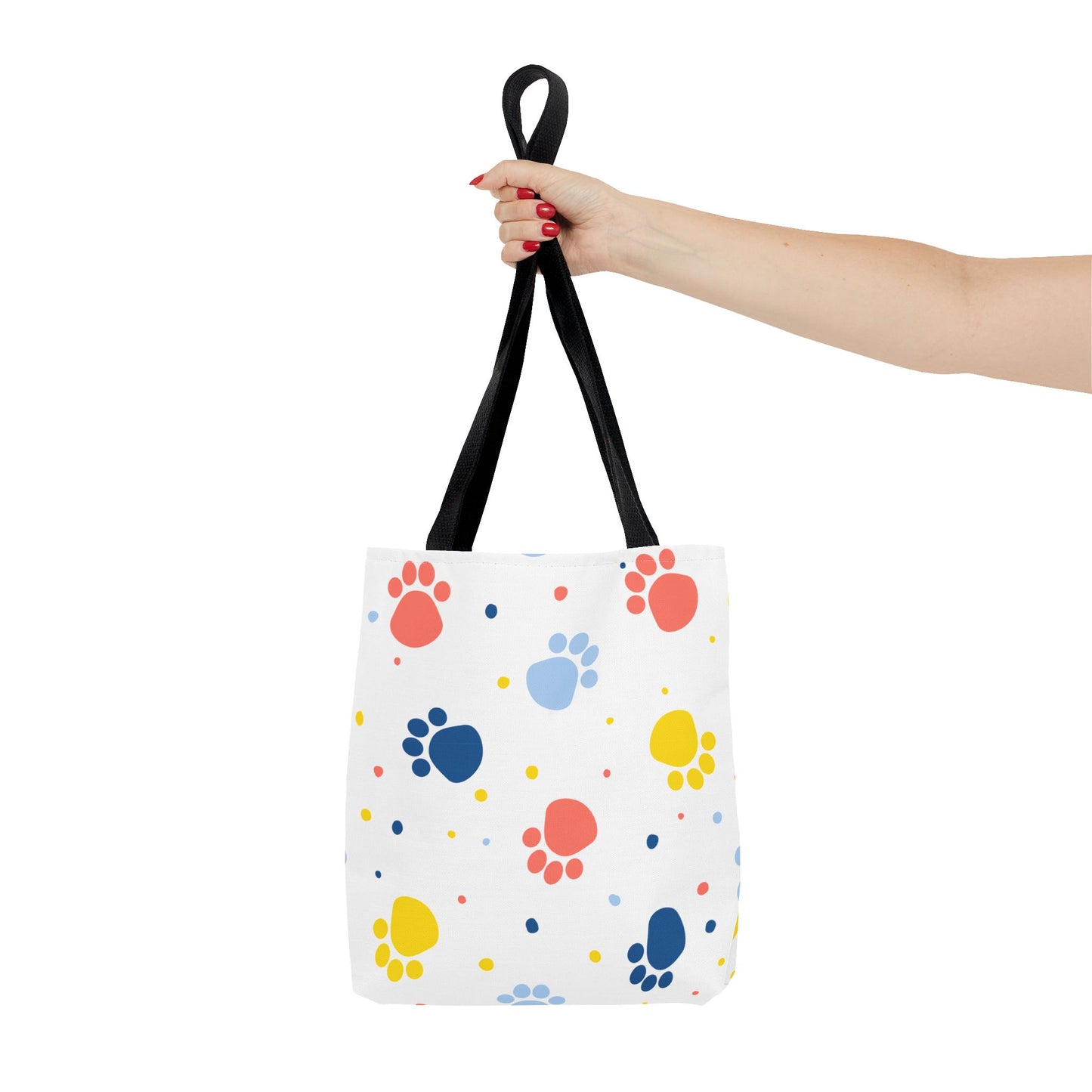 Bolsa de mano con estampado de patas | Para llevar a diario, ideal para amantes de las mascotas