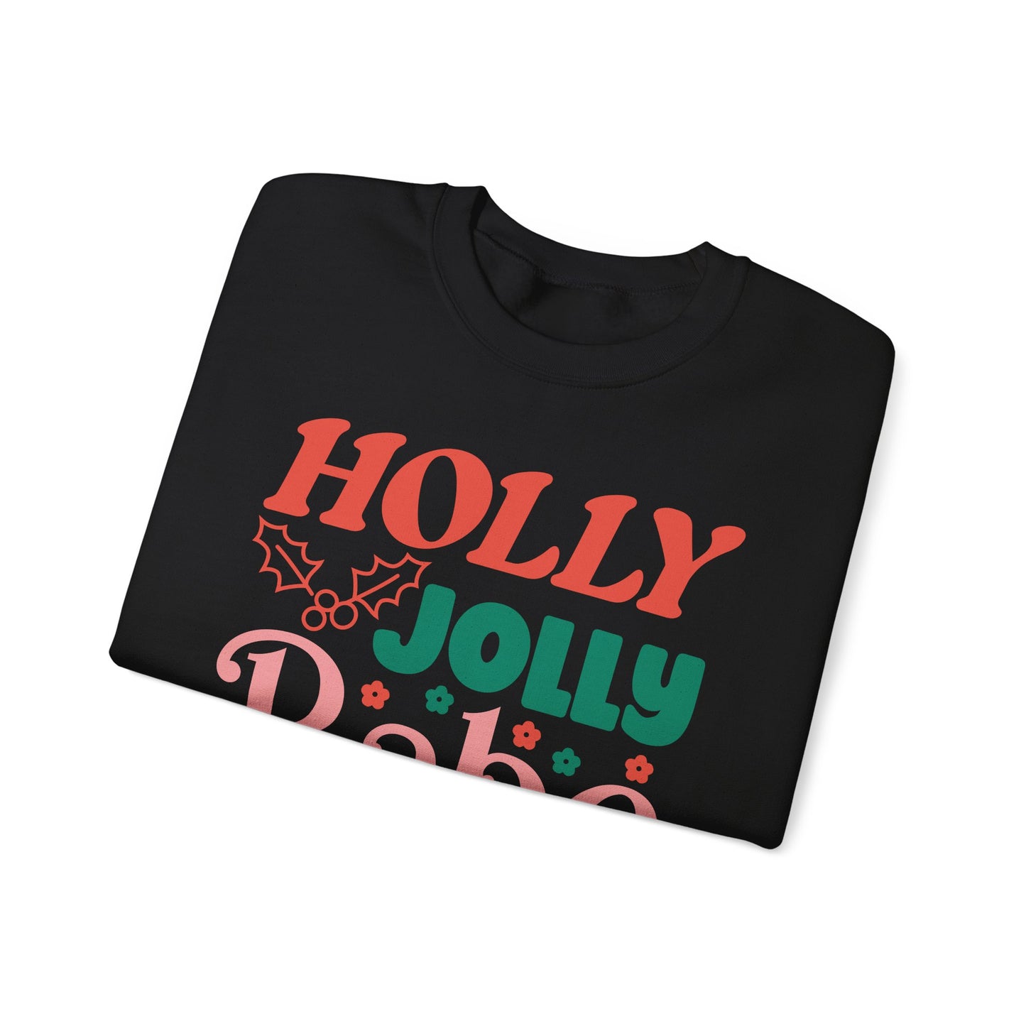 🎀✨ Holly Jolly Babe Retro Crewneck – Cute, Cozy & Festive