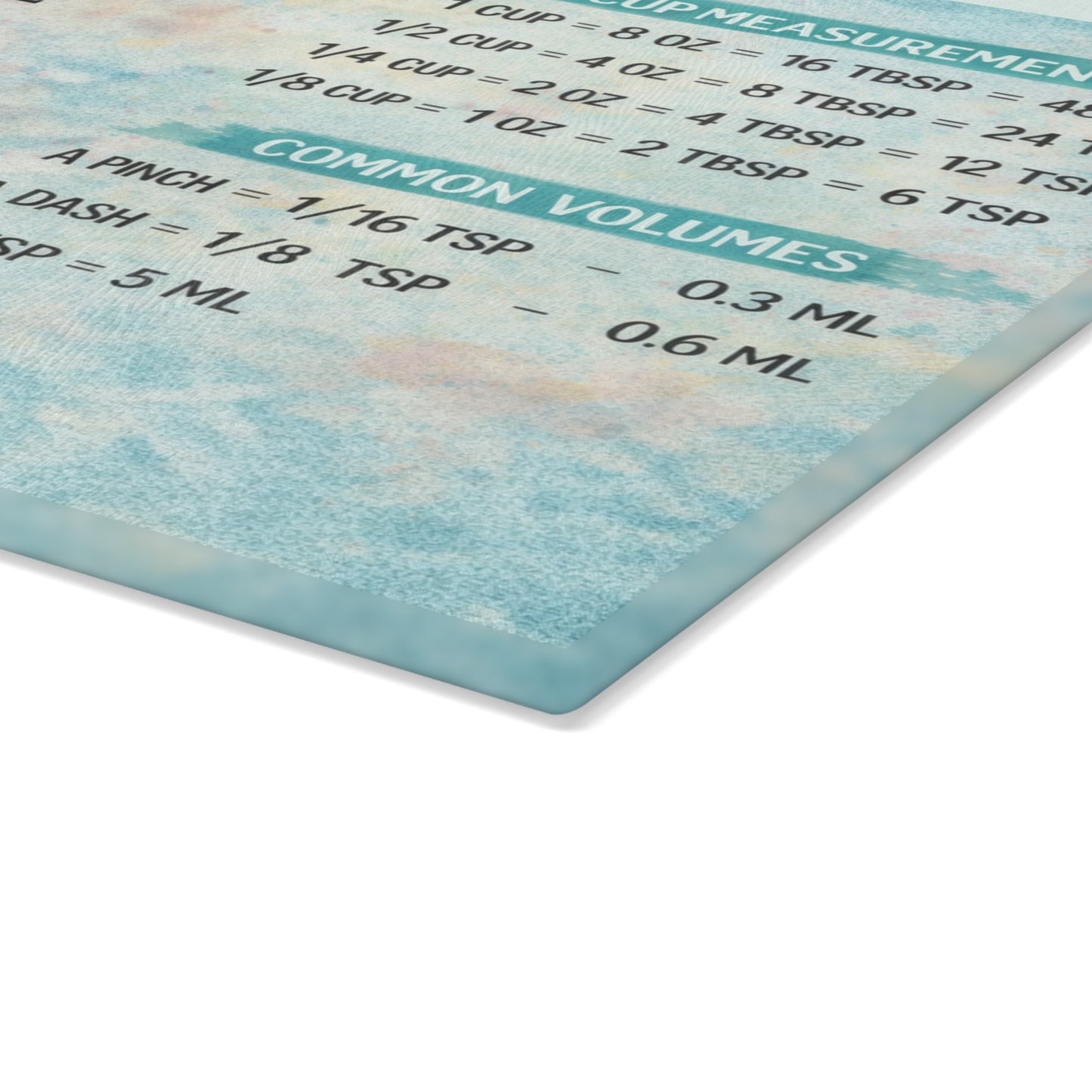 I Only Have a Kitchen Because It Came with the House Glass Cutting Board – Funny Kitchen Conversion Chart Decor