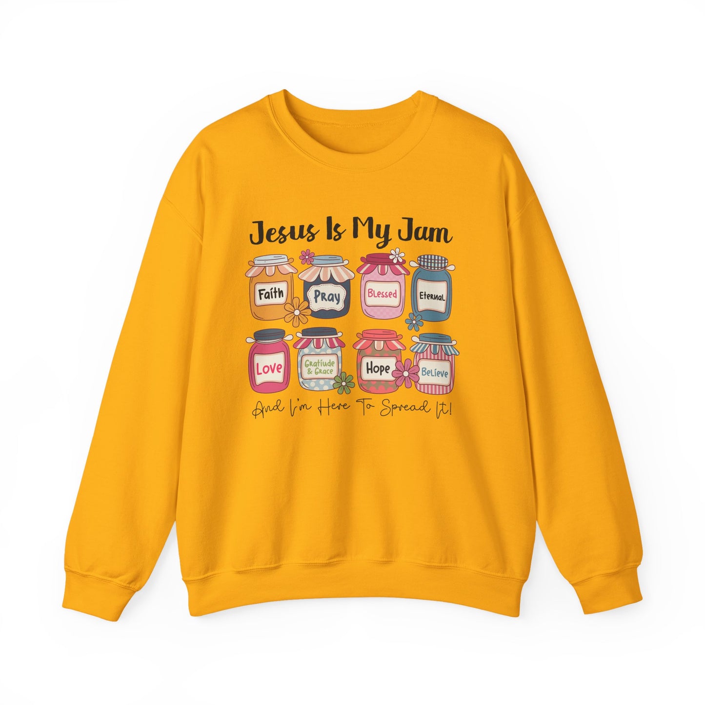 🙌✨ Jesus Is My Jam Sweatshirt – Faith, Love & Hope in Style 💖