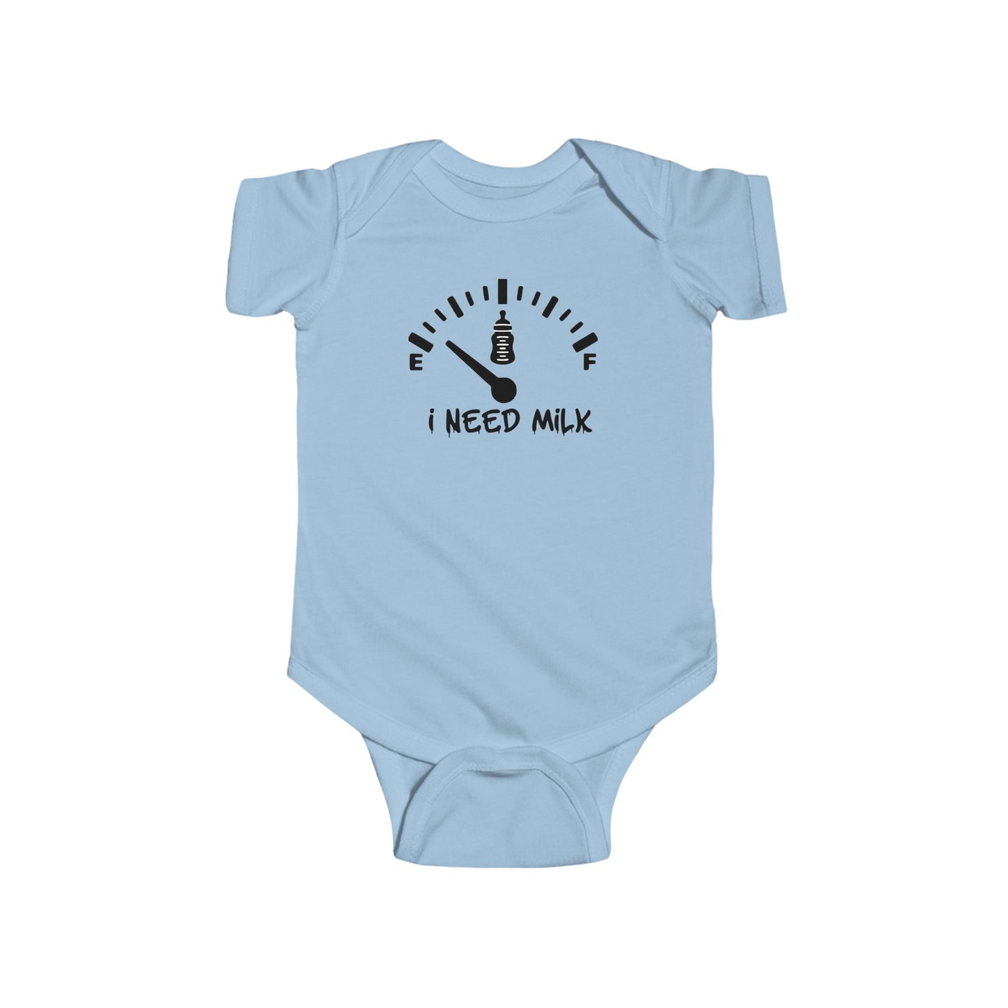 🍼 I Need Milk Baby Onesie – Funny Bodysuit for Hungry Little Ones 👶✨