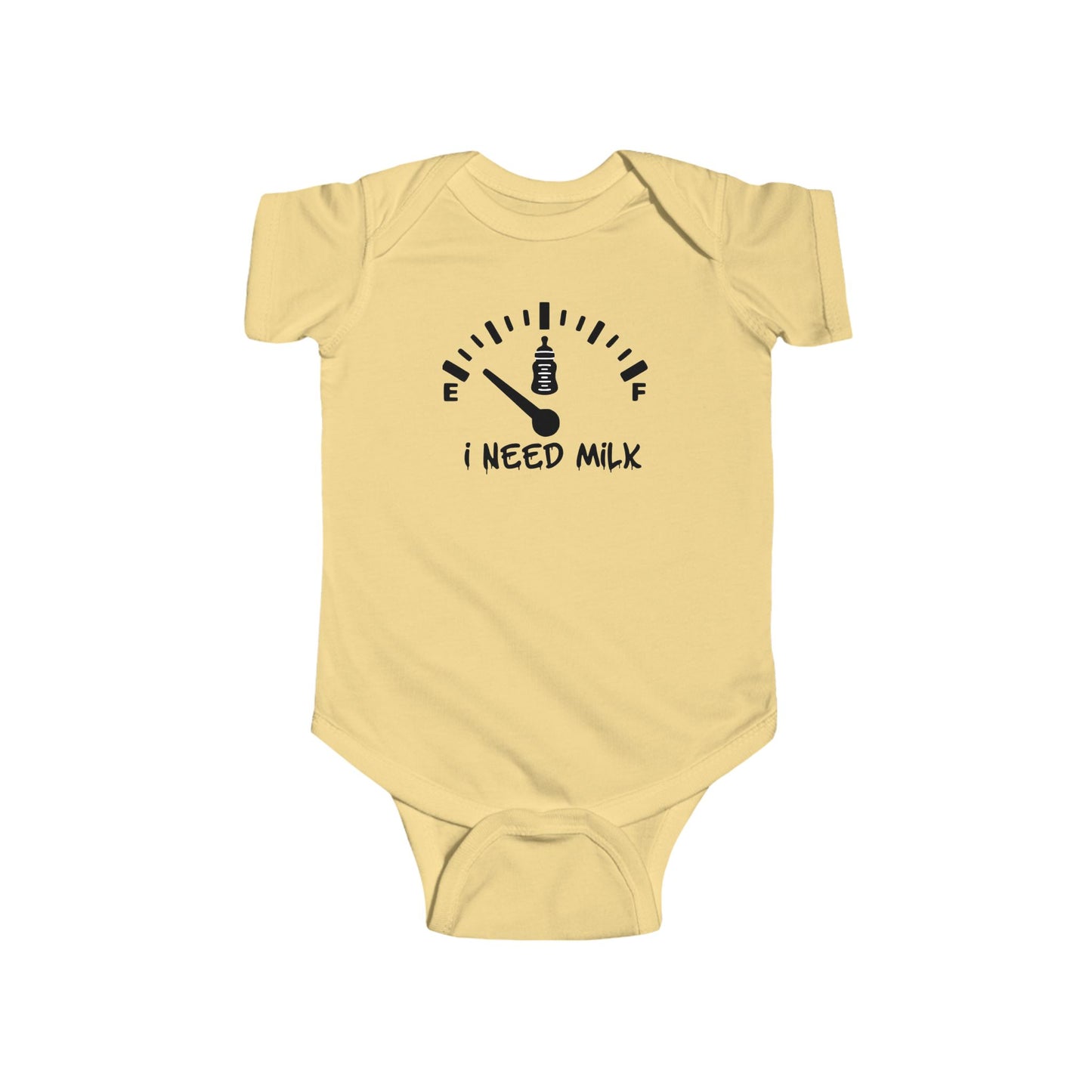 🍼 I Need Milk Baby Onesie – Funny Bodysuit for Hungry Little Ones 👶✨