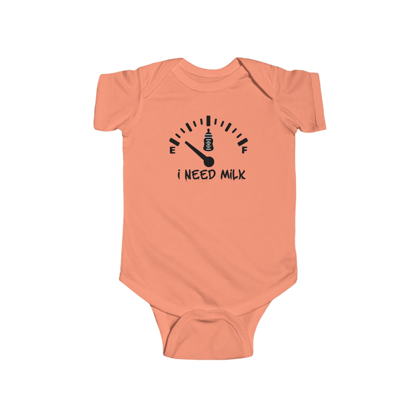 🍼 I Need Milk Baby Onesie – Funny Bodysuit for Hungry Little Ones 👶✨