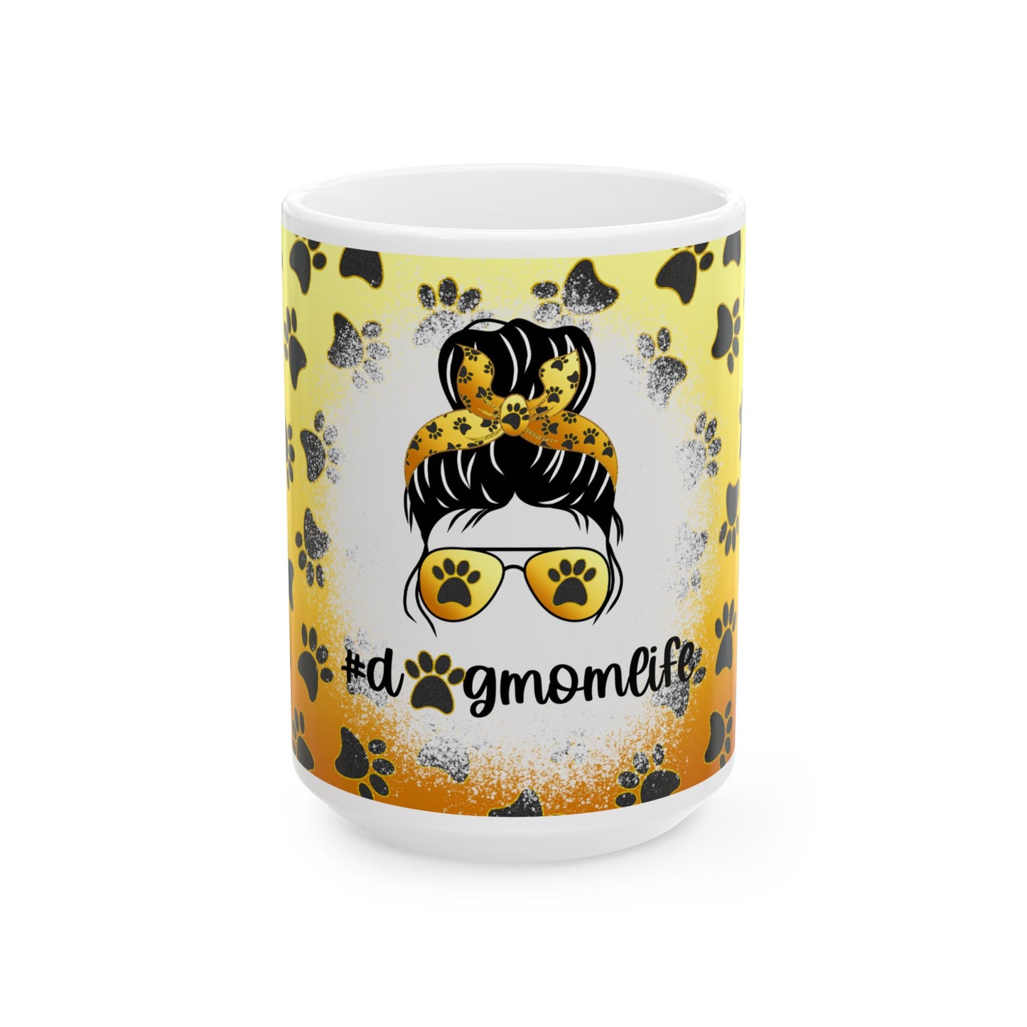 🐾 #dogmomlife – Cute & Fun Mug for Dog Moms 🐶