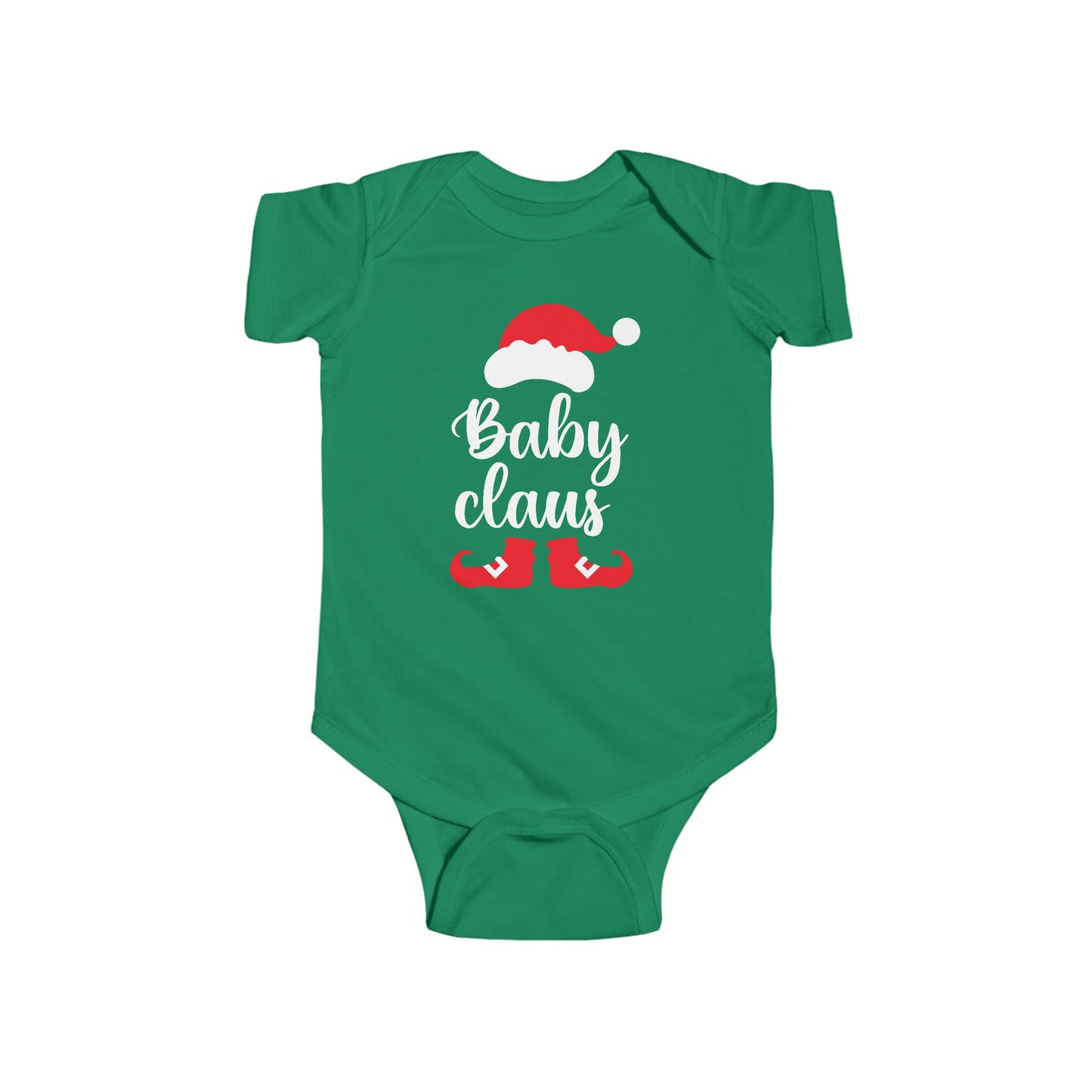 🎅✨ Baby Claus Holiday Onesie – Festive Santa Hat & Boots Design 🍼❤️