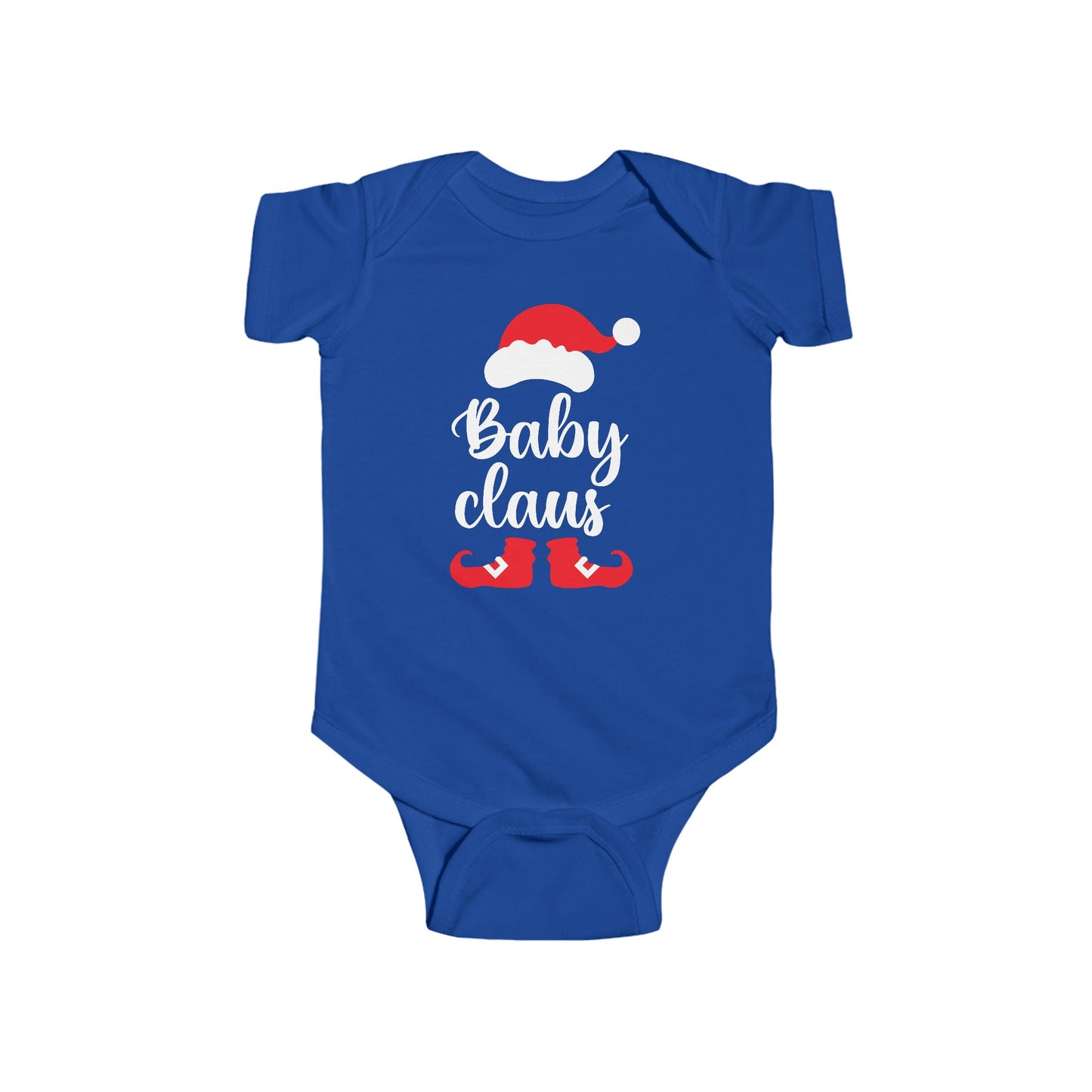 🎅✨ Baby Claus Holiday Onesie – Festive Santa Hat & Boots Design 🍼❤️