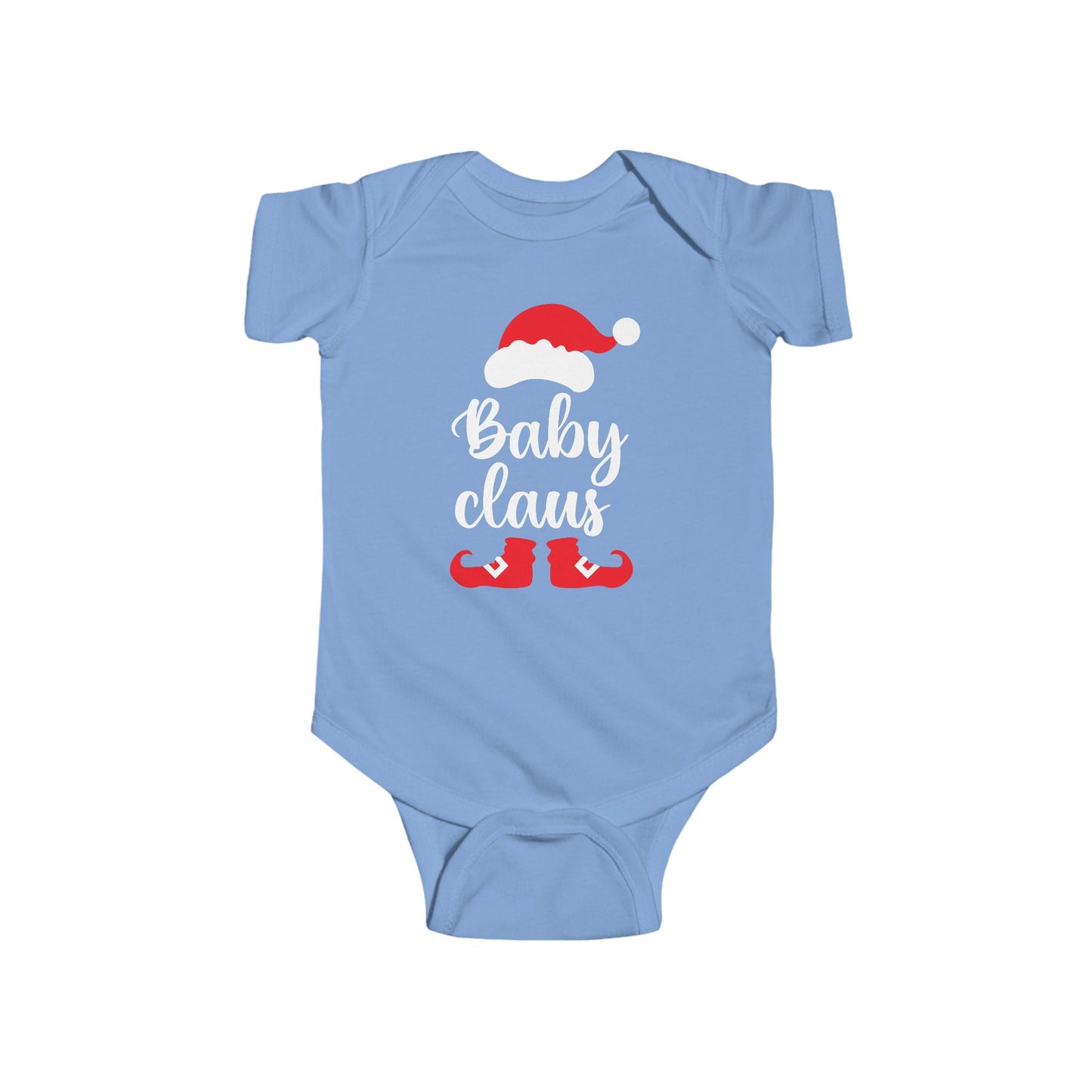 🎅✨ Baby Claus Holiday Onesie – Festive Santa Hat & Boots Design 🍼❤️