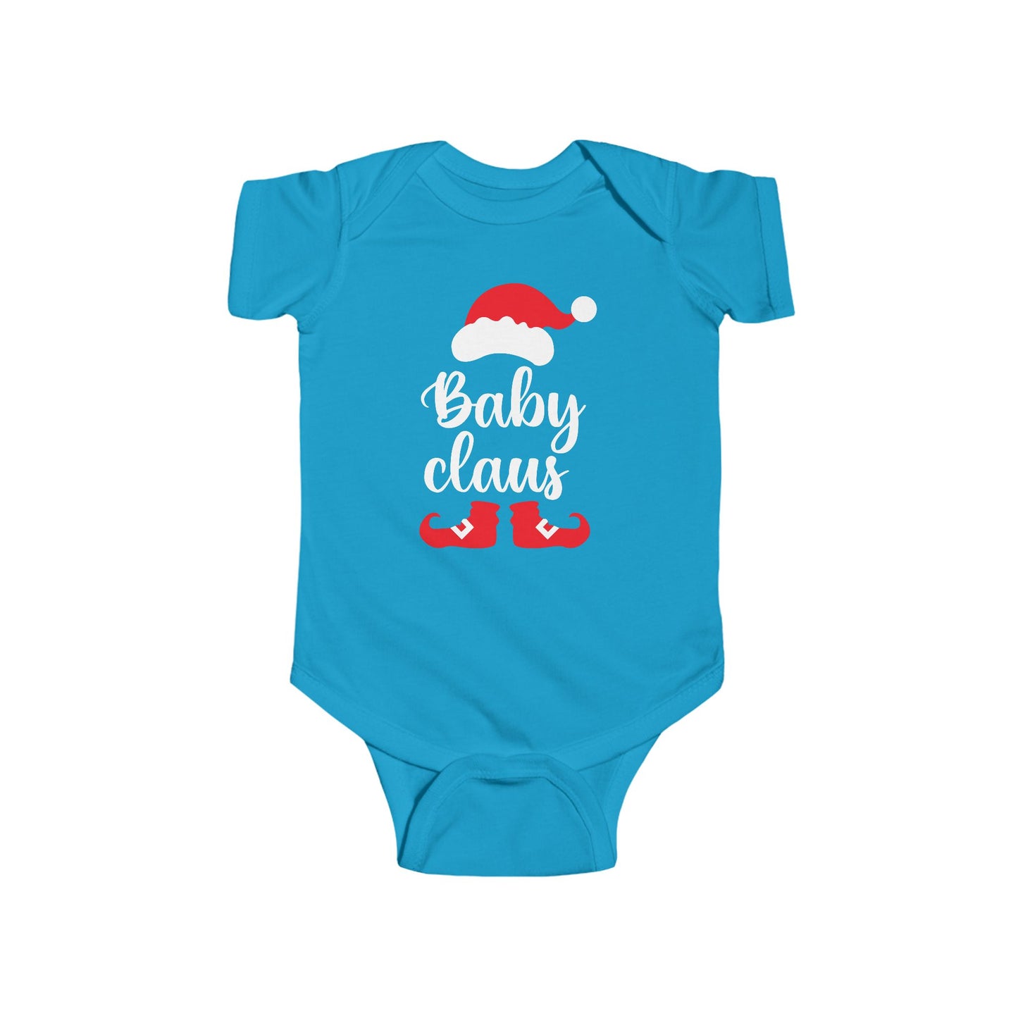 🎅✨ Baby Claus Holiday Onesie – Festive Santa Hat & Boots Design 🍼❤️
