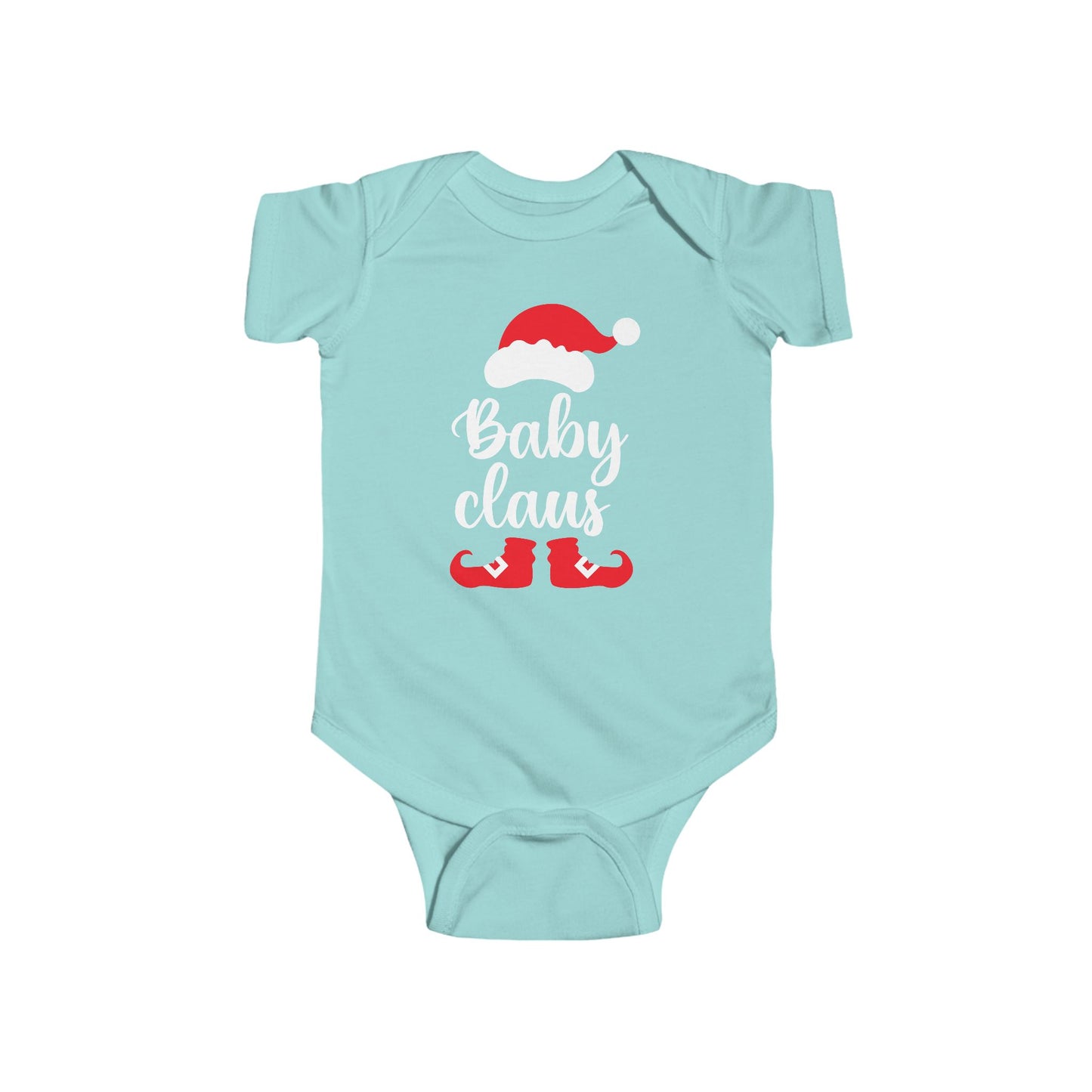 🎅✨ Baby Claus Holiday Onesie – Festive Santa Hat & Boots Design 🍼❤️