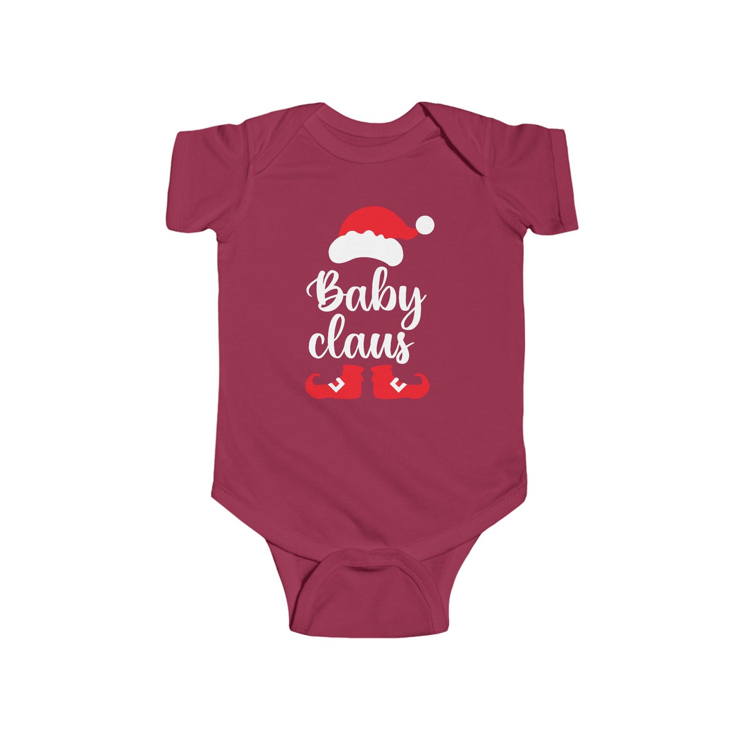 🎅✨ Baby Claus Holiday Onesie – Festive Santa Hat & Boots Design 🍼❤️