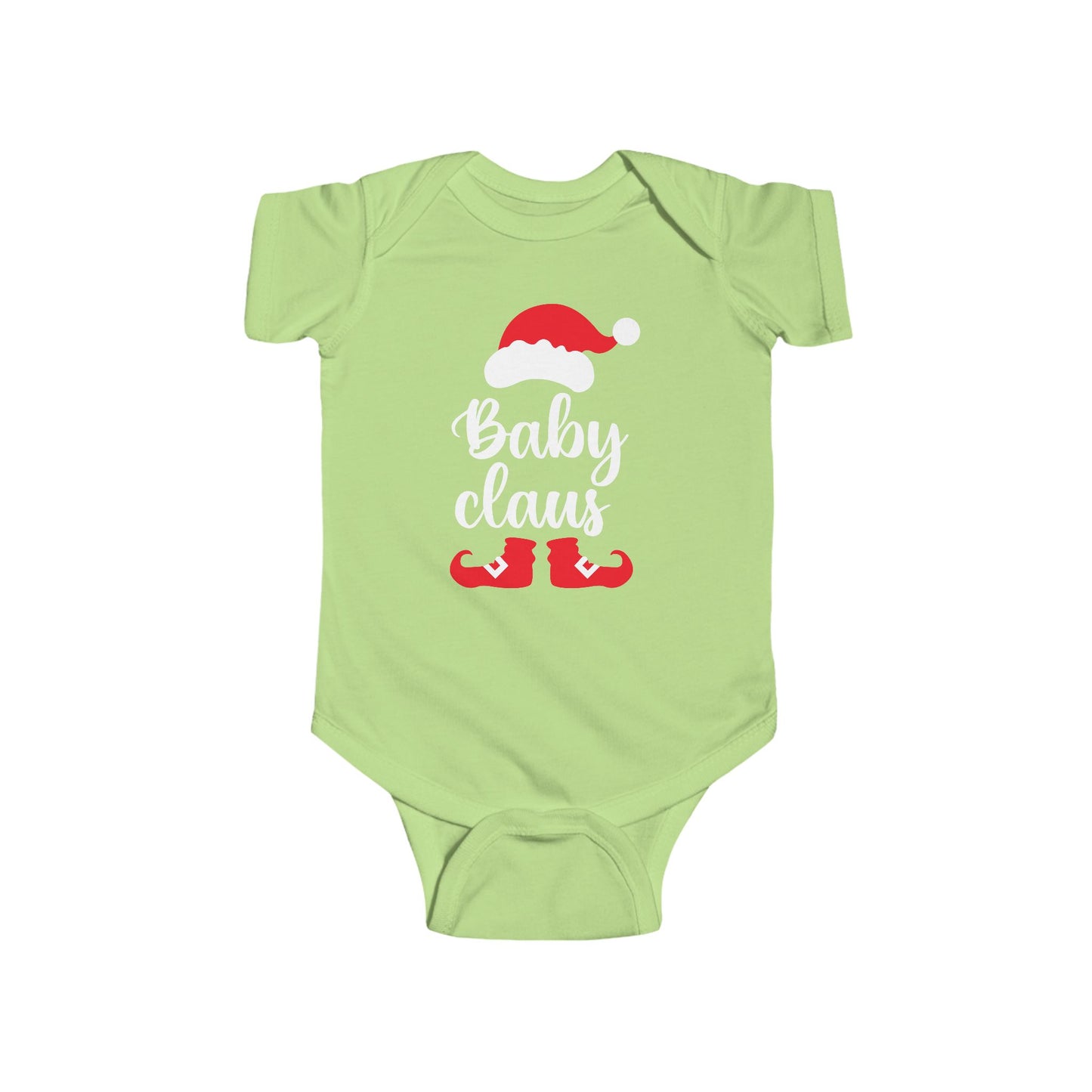 🎅✨ Baby Claus Holiday Onesie – Festive Santa Hat & Boots Design 🍼❤️