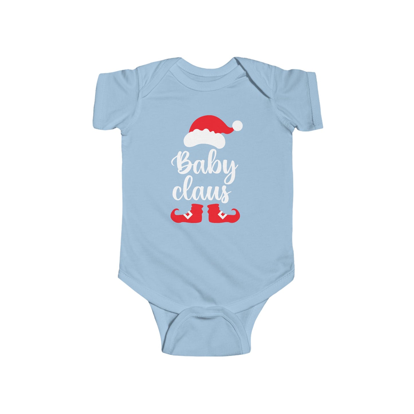 🎅✨ Baby Claus Holiday Onesie – Festive Santa Hat & Boots Design 🍼❤️