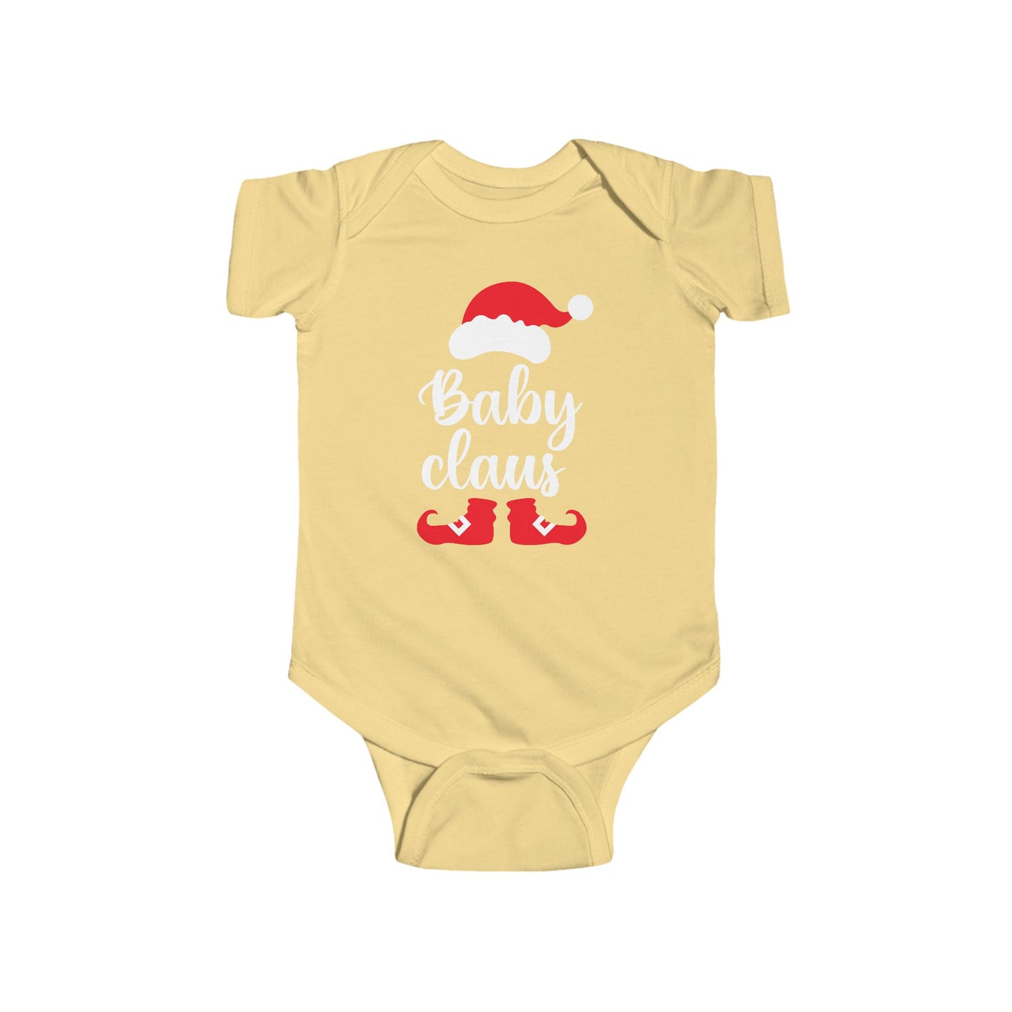 🎅✨ Baby Claus Holiday Onesie – Festive Santa Hat & Boots Design 🍼❤️