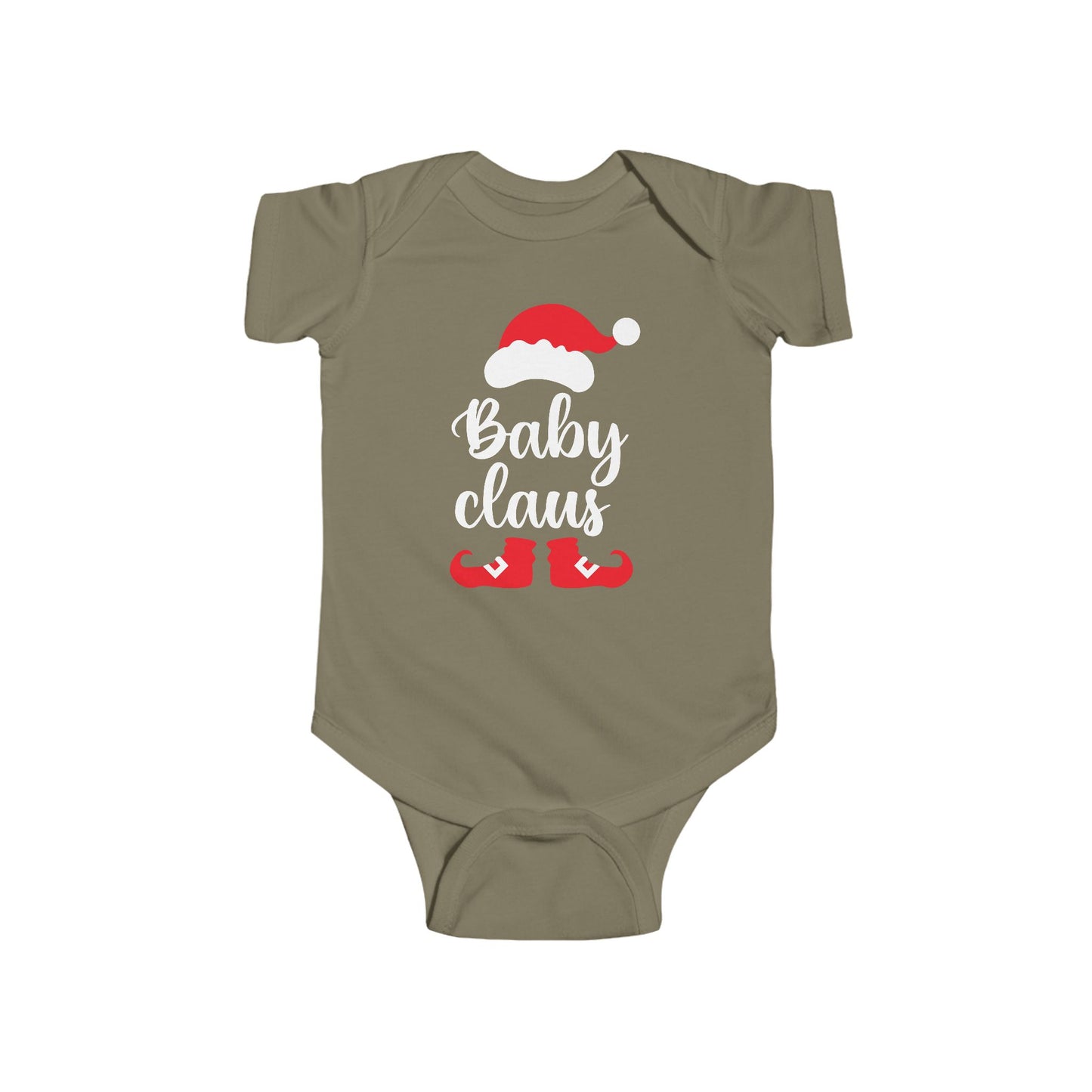 🎅✨ Baby Claus Holiday Onesie – Festive Santa Hat & Boots Design 🍼❤️