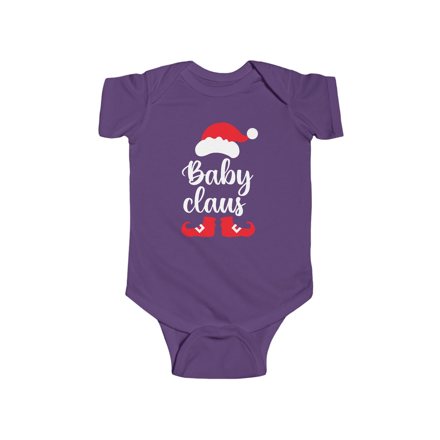 🎅✨ Baby Claus Holiday Onesie – Festive Santa Hat & Boots Design 🍼❤️