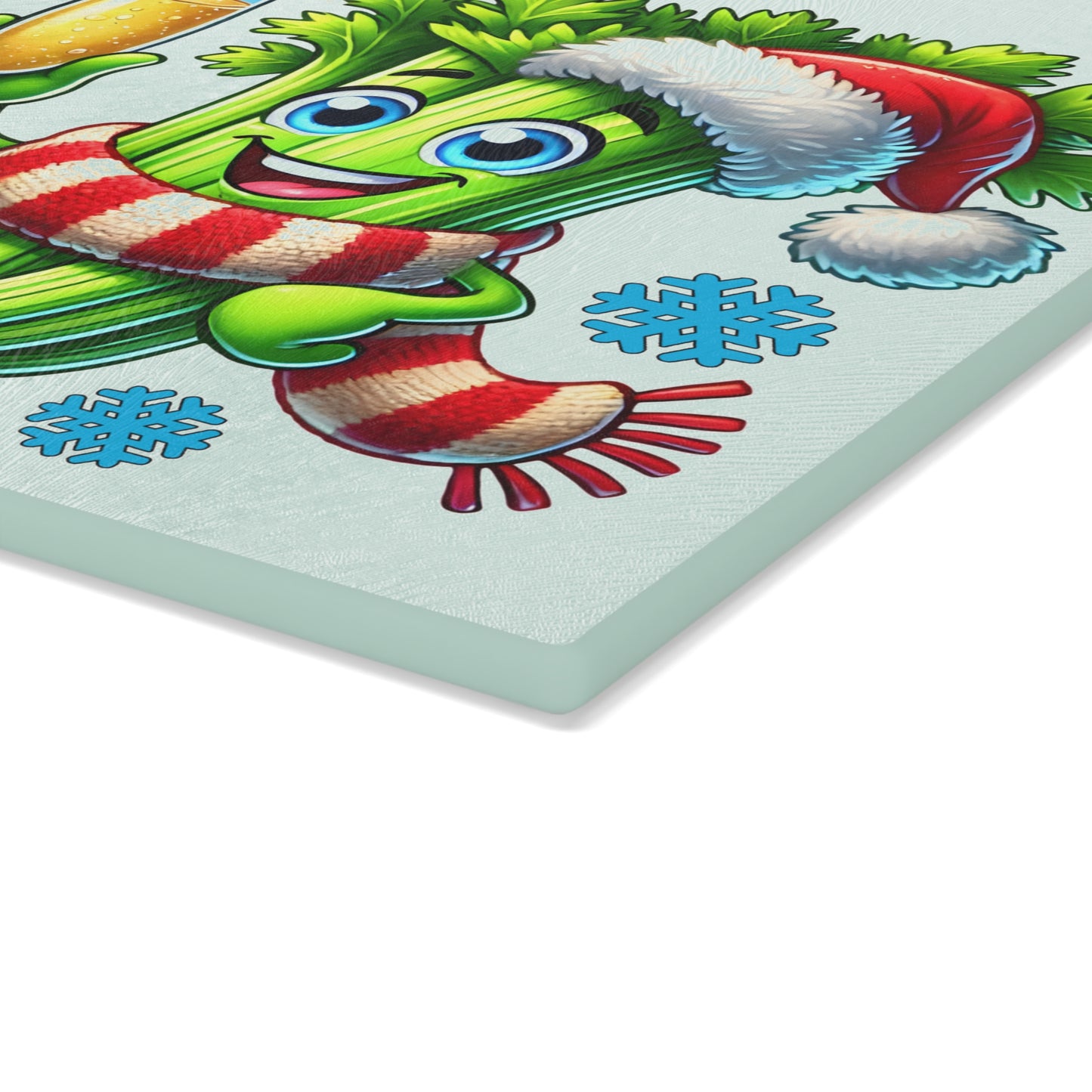 🥳🎄 Celery-brate Christmas Cutting Board – Festive Fun for Your Kitchen 🥂