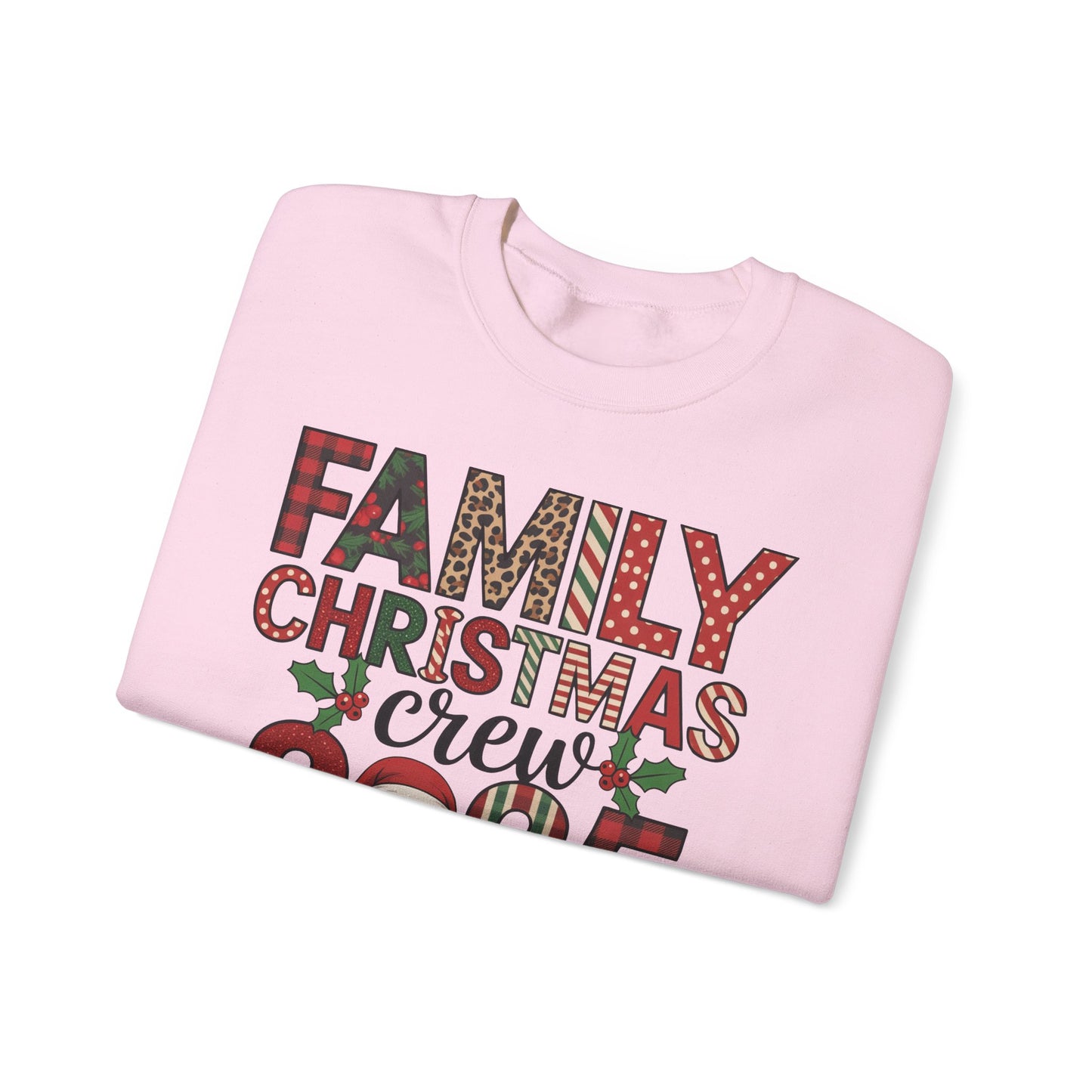 🎄👨‍👩‍👧‍👦 Family Christmas Crew 2025 Sweatshirt – Celebrate the Holidays Together 🎅✨