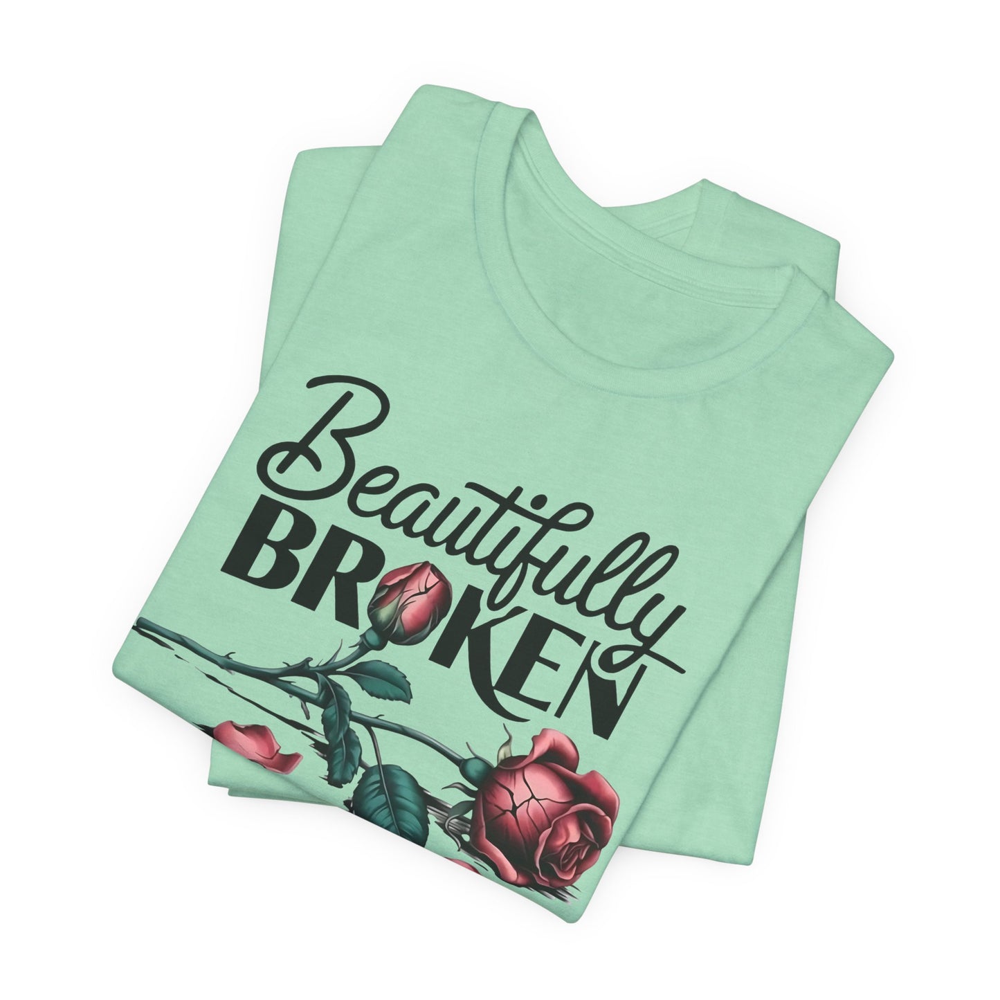 Camiseta Rosa “Beautifully Broken”: una camiseta empoderante con una elegancia suave