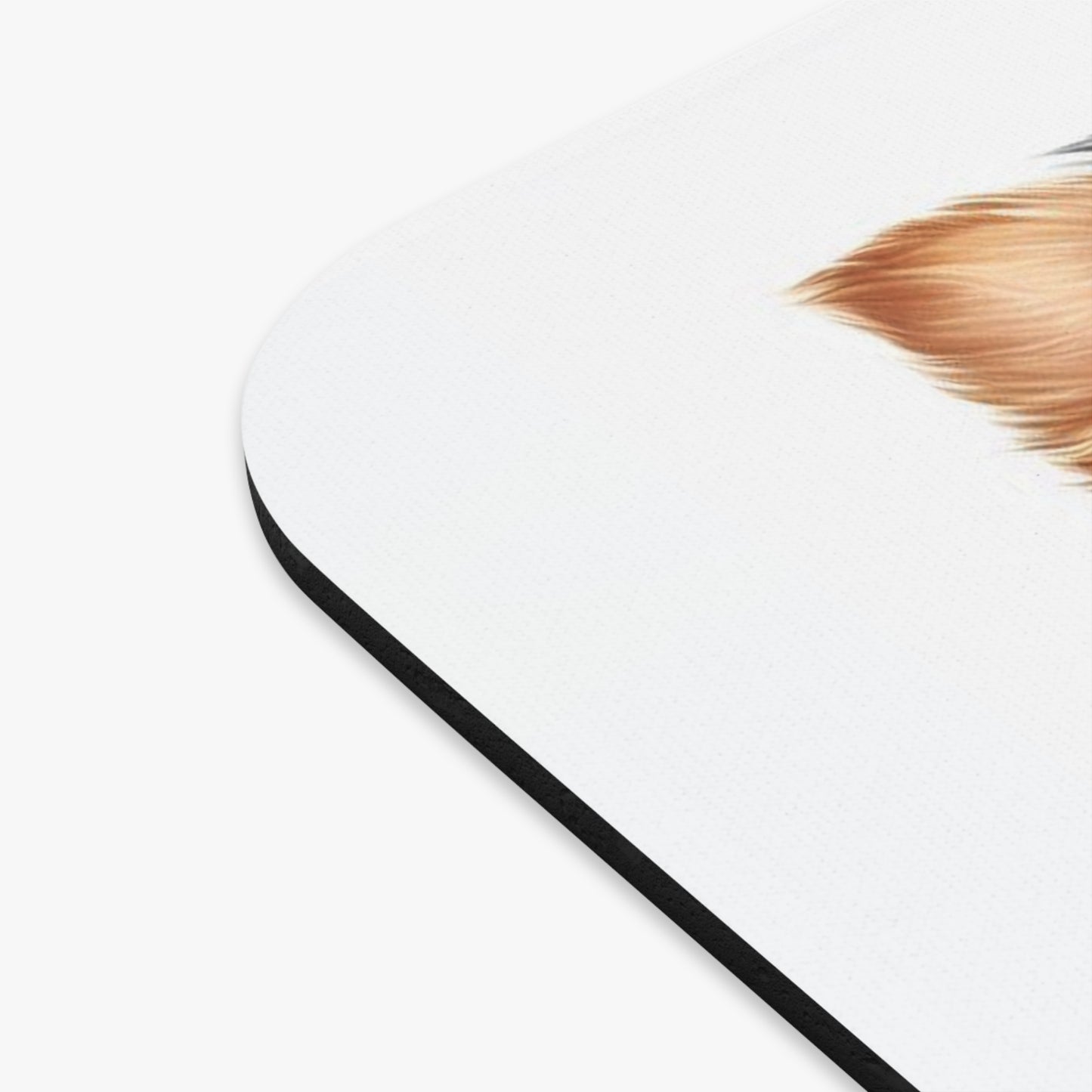 🖱️☕🐶 Leopard Chic Yorkie Mouse Pad – Glasses, Iced Coffee & Cute Vibes