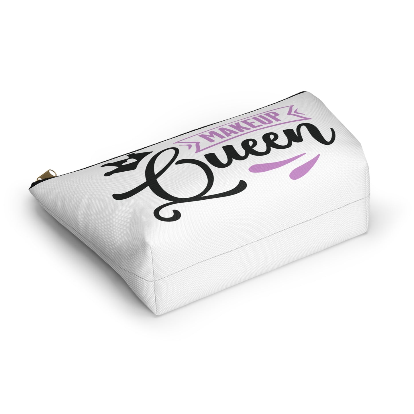 Accessory Pouch – "Makeup Queen" Purple Makeup Bag