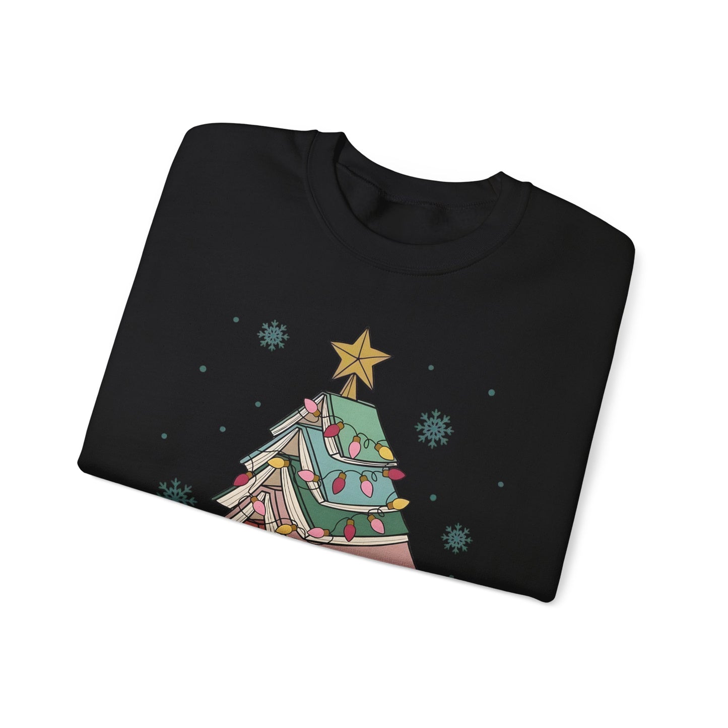 🎄📚 All Booked for Christmas Sweatshirt – Cozy Bookworm Holiday Vibes
