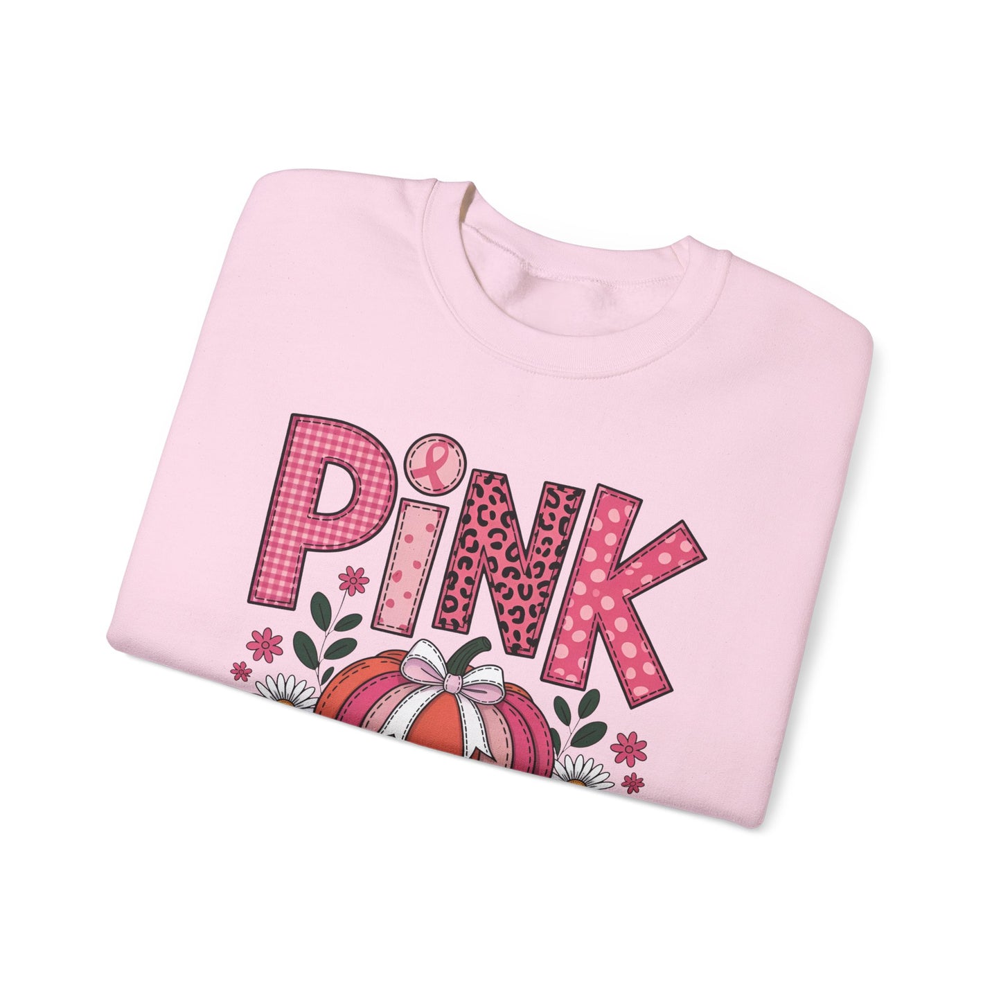🎃🎀 Pink Out Pumpkin Sweatshirt – Fall Breast Cancer Awareness