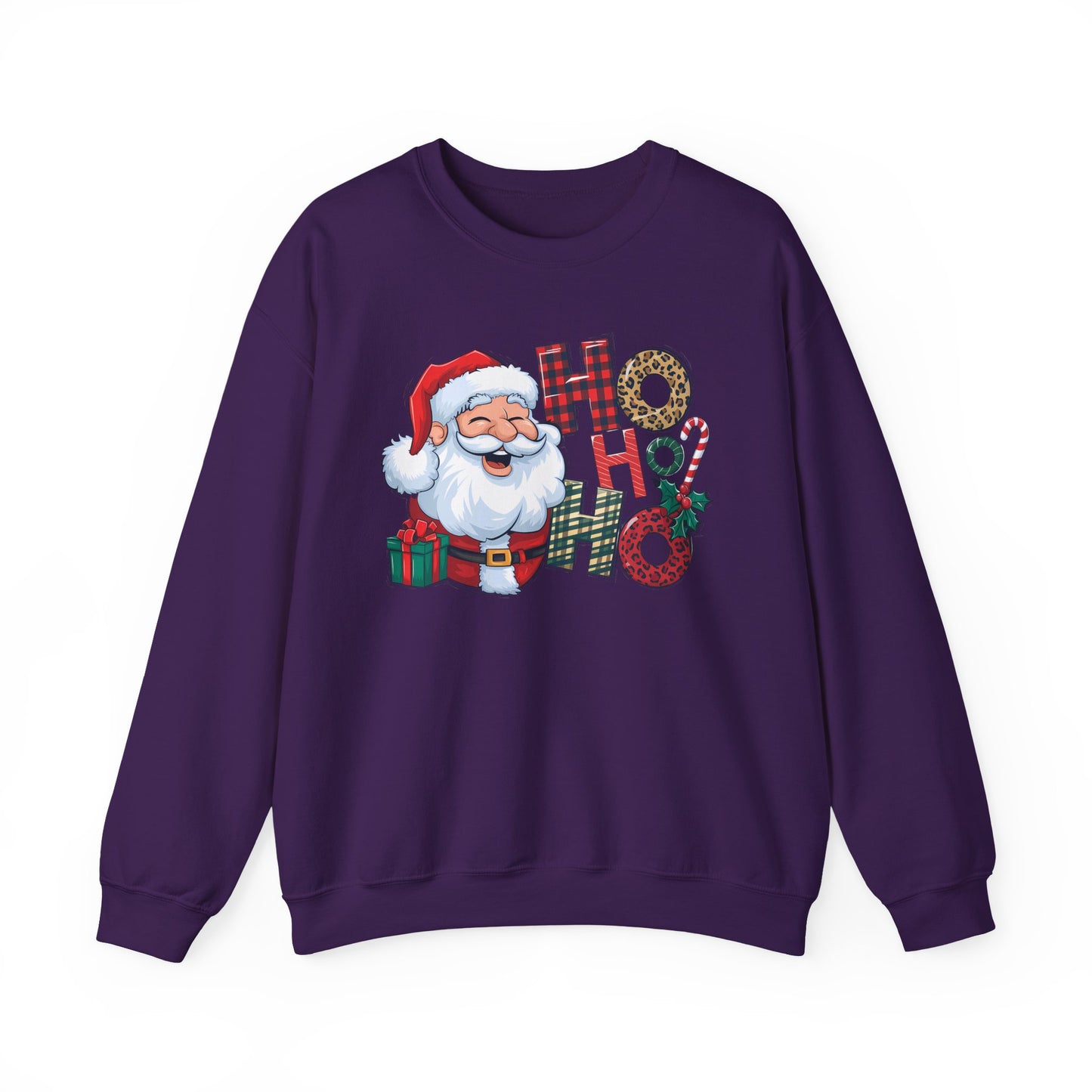 🎅✨ HO HO HO Santa Sweatshirt – Classic Holiday Cheer 🎄🎁