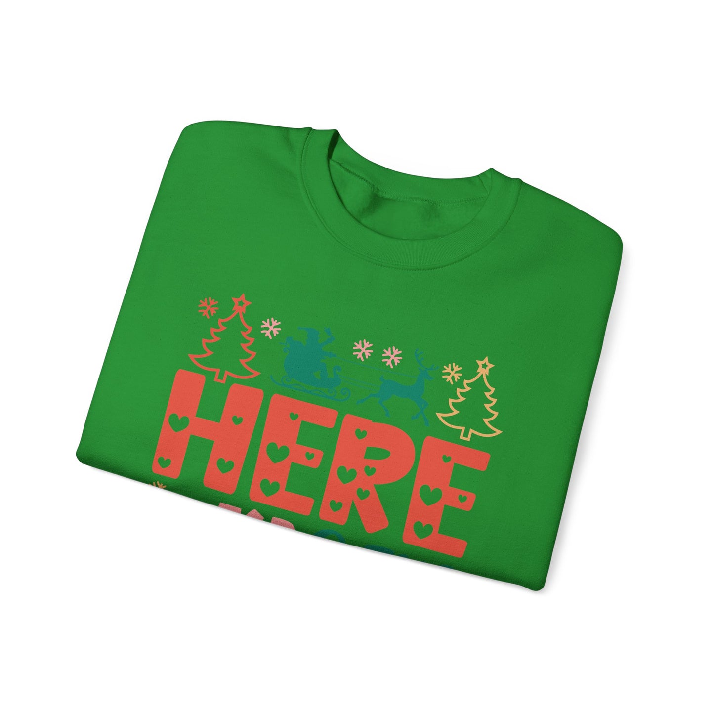 🎄🍪 Here For The Cookies Crewneck – Cute Holiday Baking Vibes