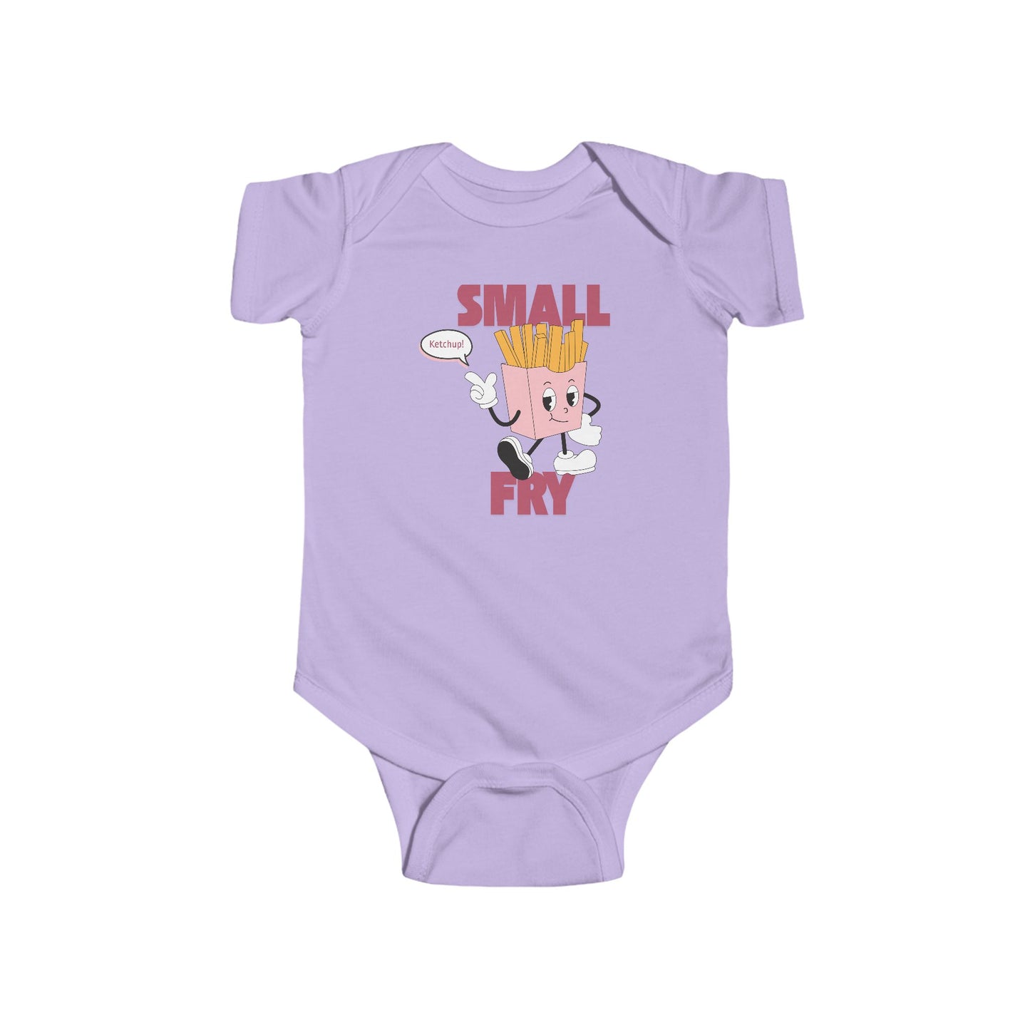 🍼🍟 “Small Fry” Baby Onesie – Adorable Funny Outfit for Little Snack Lovers 🍔✨