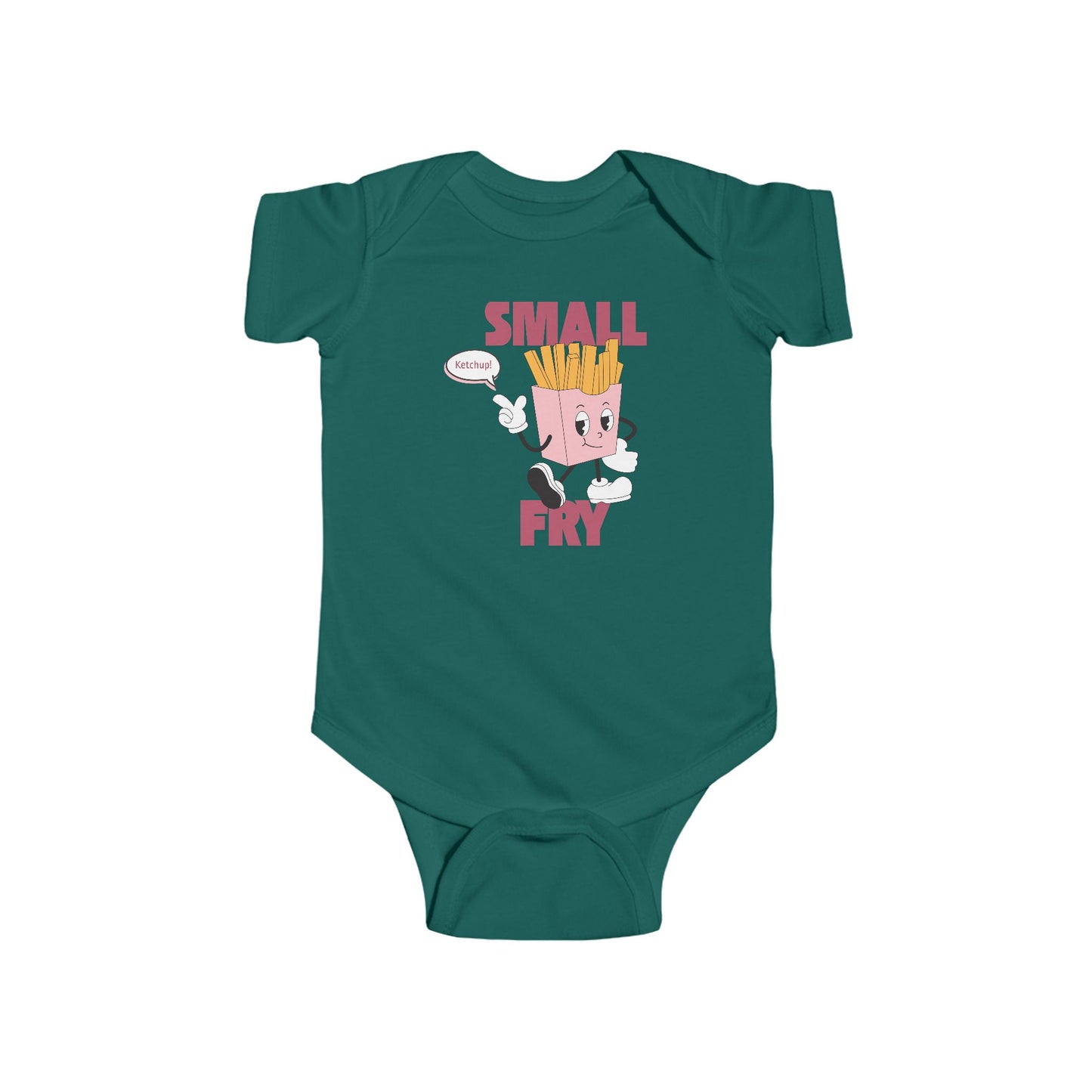 Small Fry Baby Onesie – Playful Food-Themed Outfit