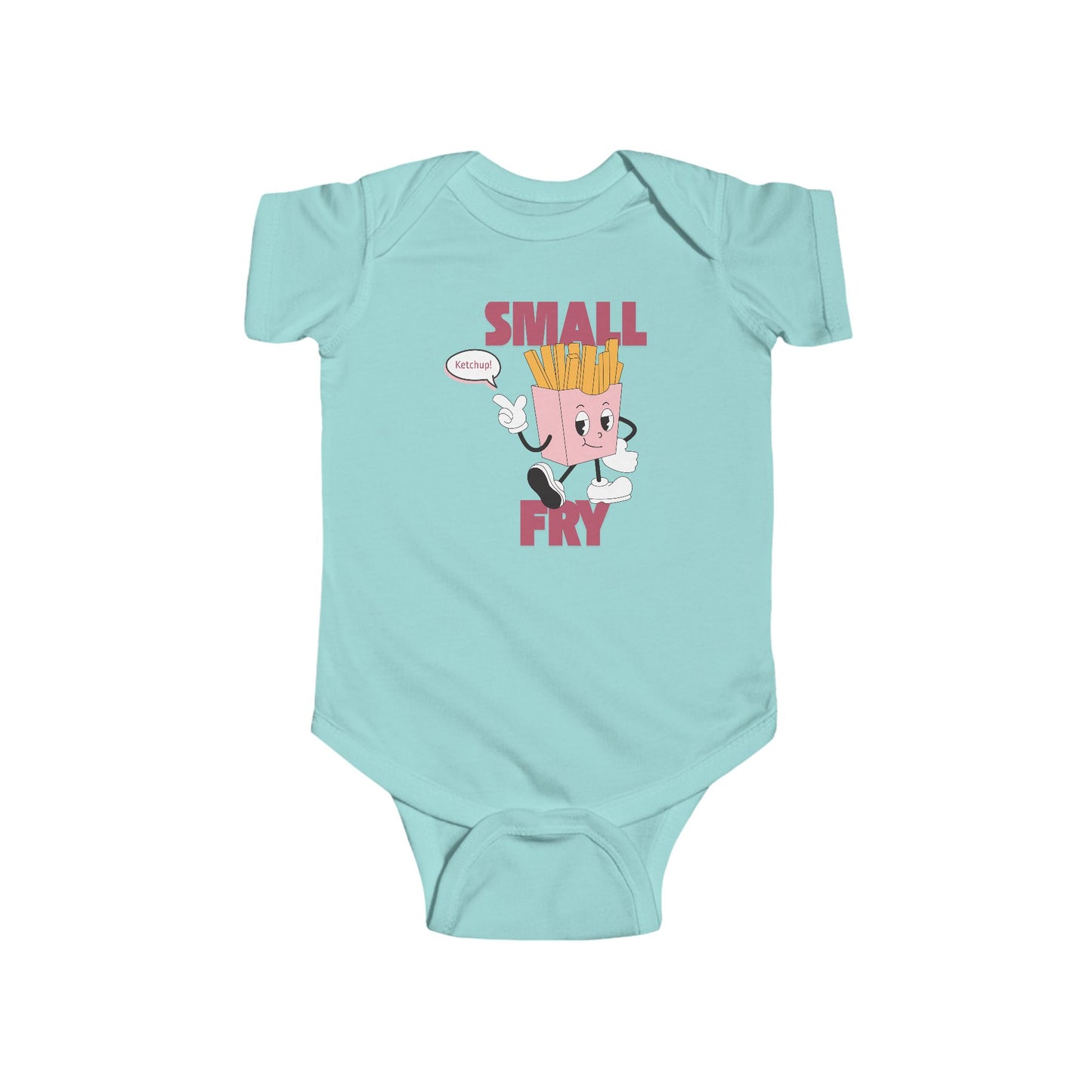 🍼🍟 “Small Fry” Baby Onesie – Adorable Funny Outfit for Little Snack Lovers 🍔✨