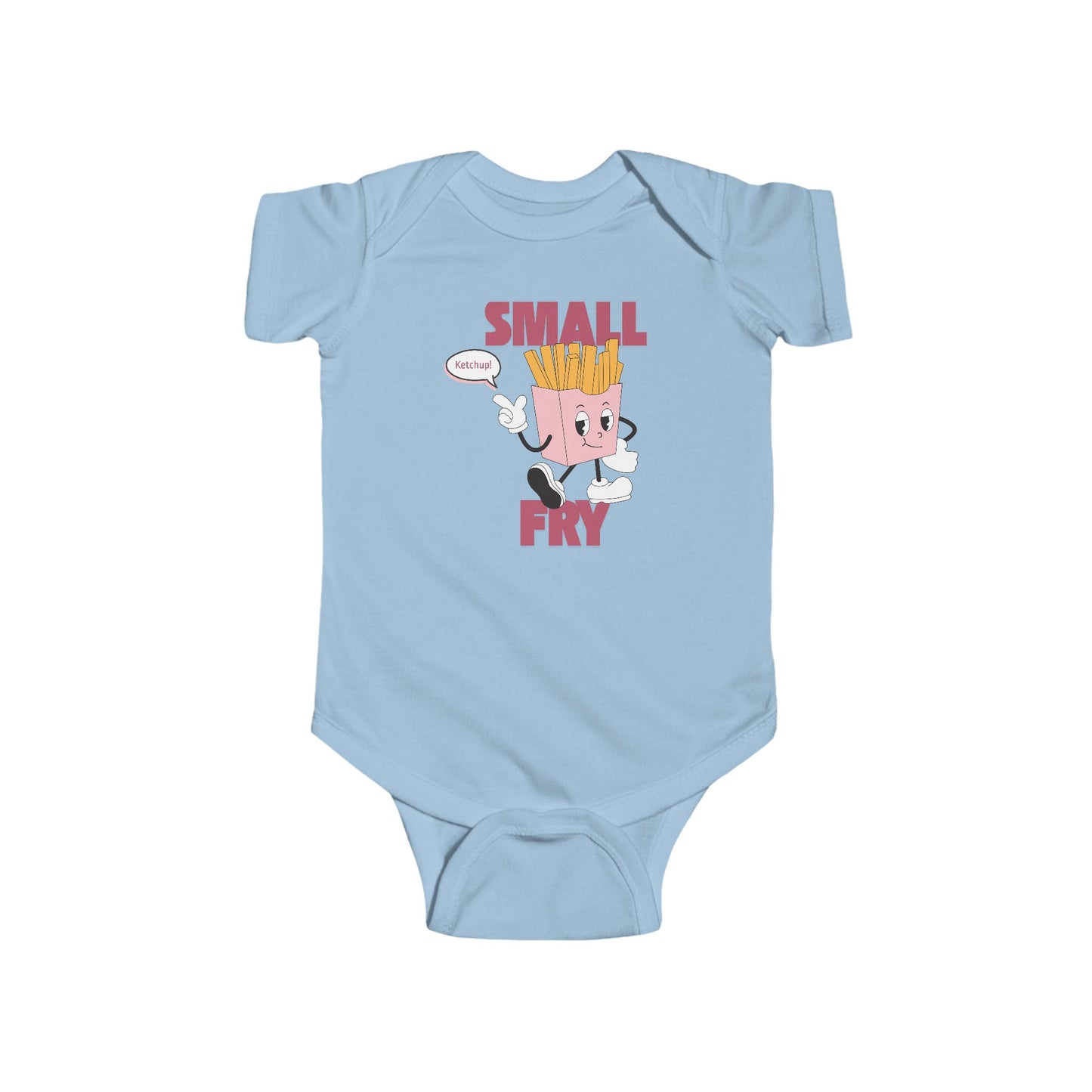 🍼🍟 “Small Fry” Baby Onesie – Adorable Funny Outfit for Little Snack Lovers 🍔✨